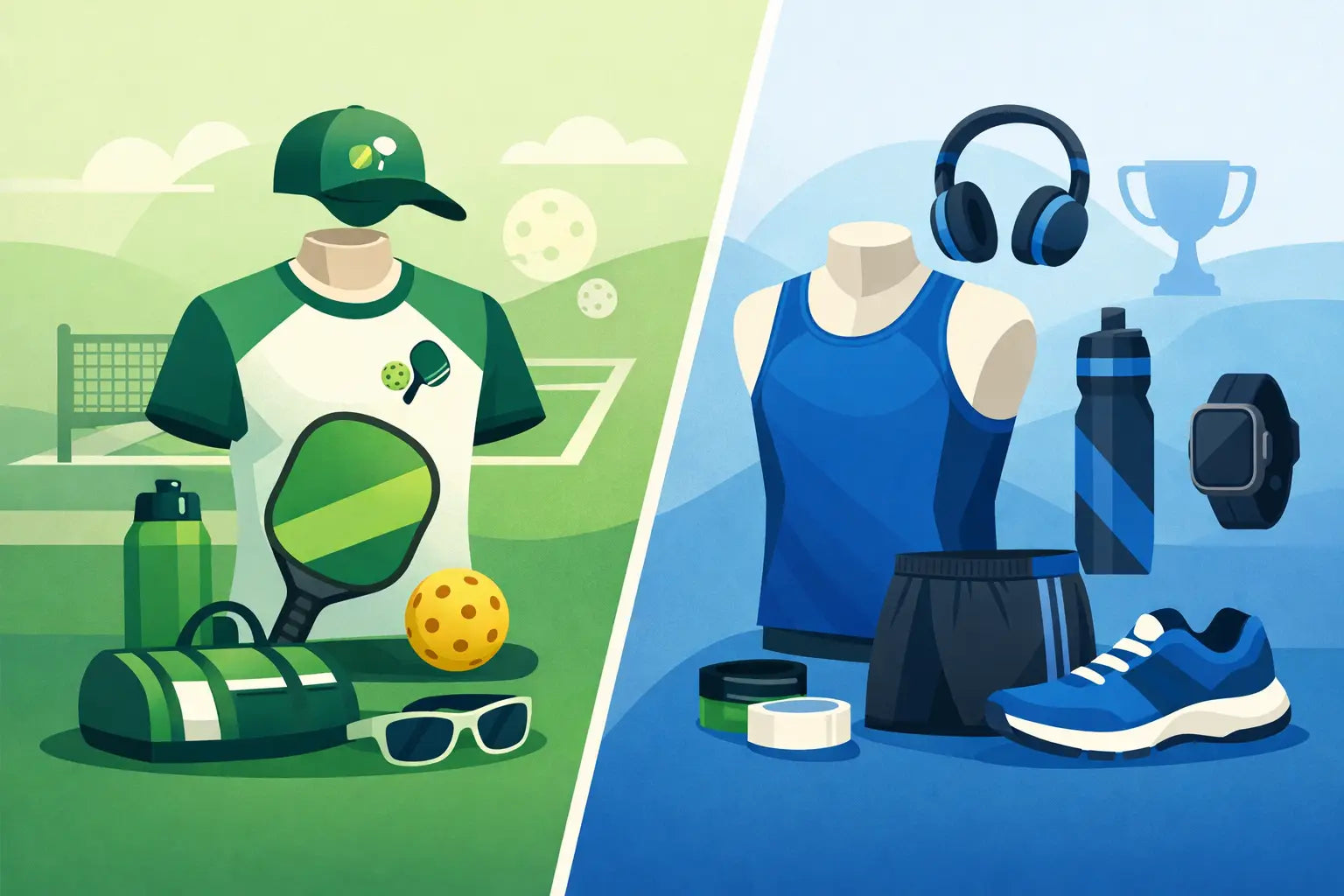Pickleball Merch vs Sportswear