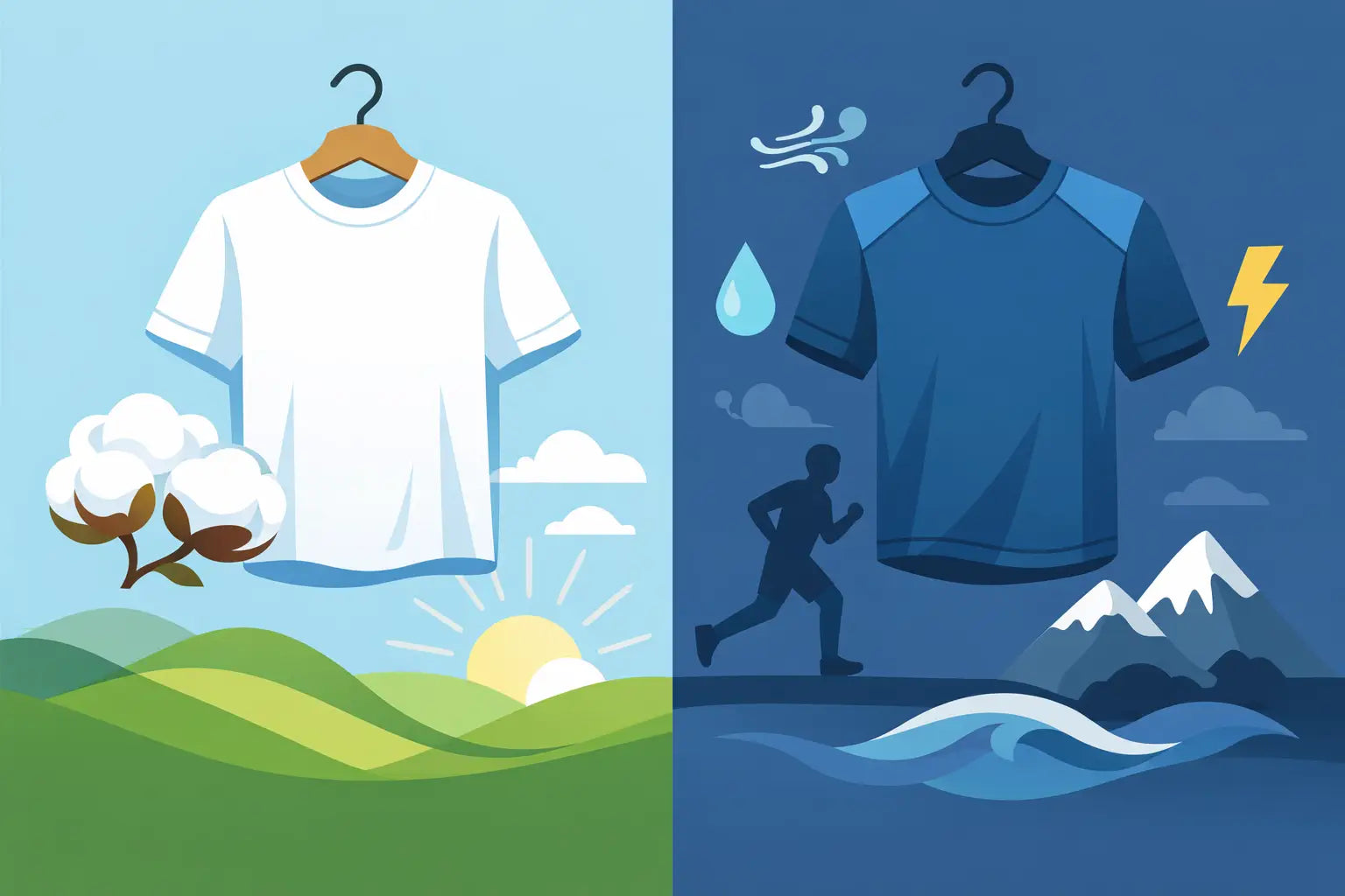 Cotton Shirts Versus Performance Blends