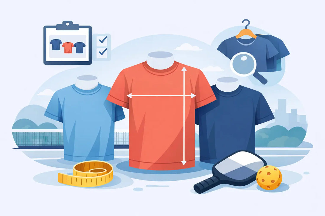 Pickleball Shirt Sizing Guide That Fits