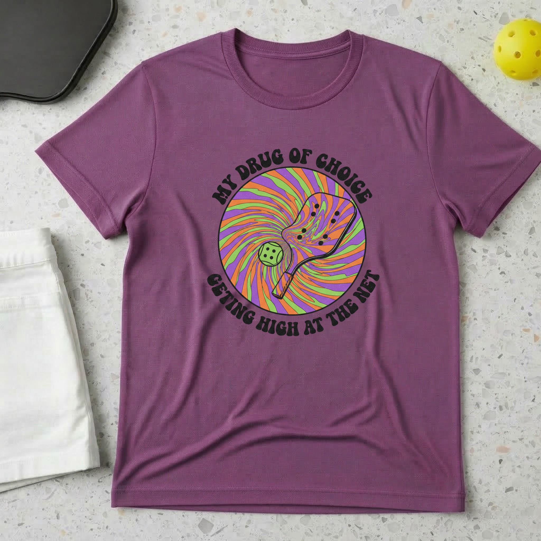 My drug of choice getting high at the net T-shirt
