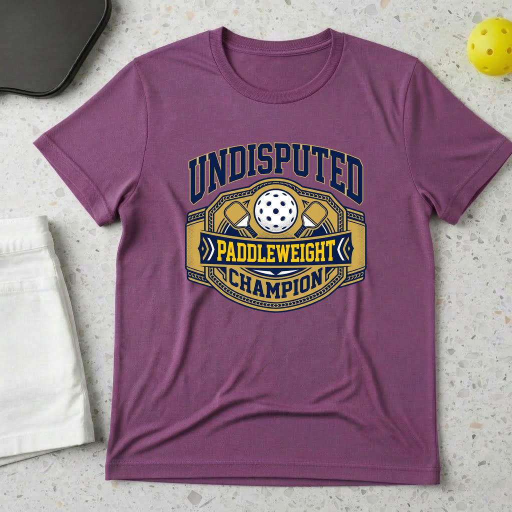 Undisputed Paddle weight champion T-shirt