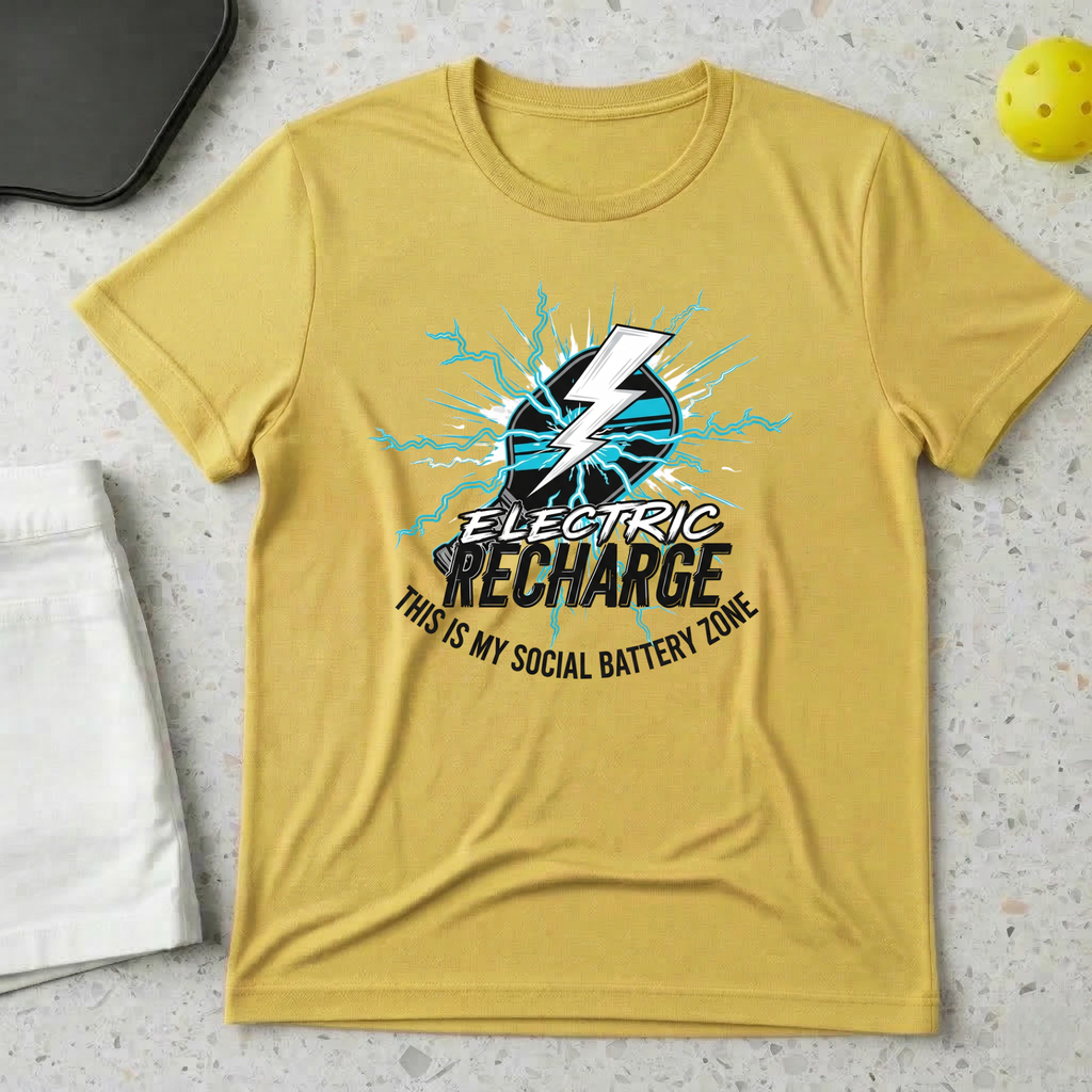 Electric Recharge, This is My Social Battery Zone T-shirt