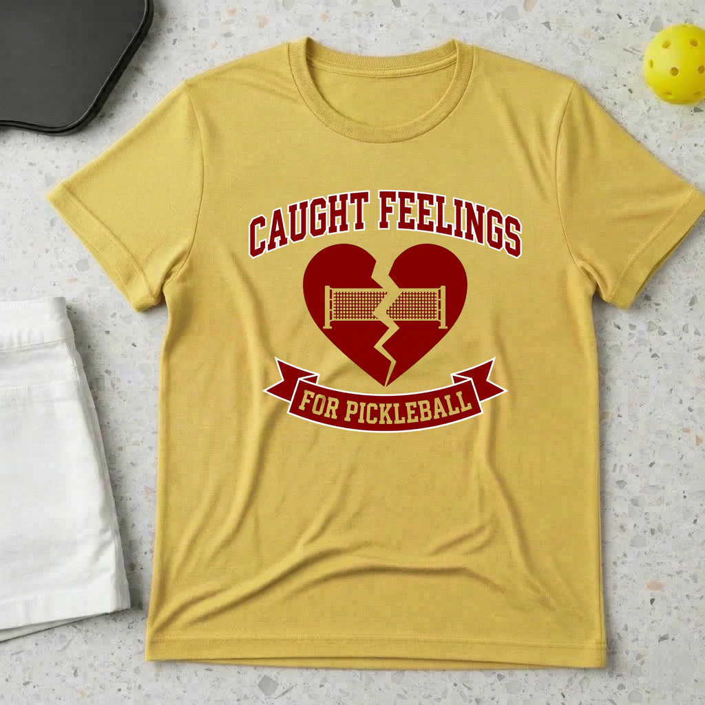 Caught Feelings For Pickleball 2 T-shirt