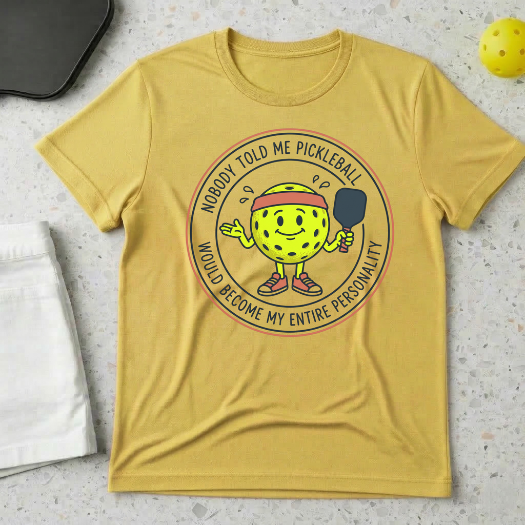 Nobody Told Me Pickleball Would Become My Entire Personality T-shirt