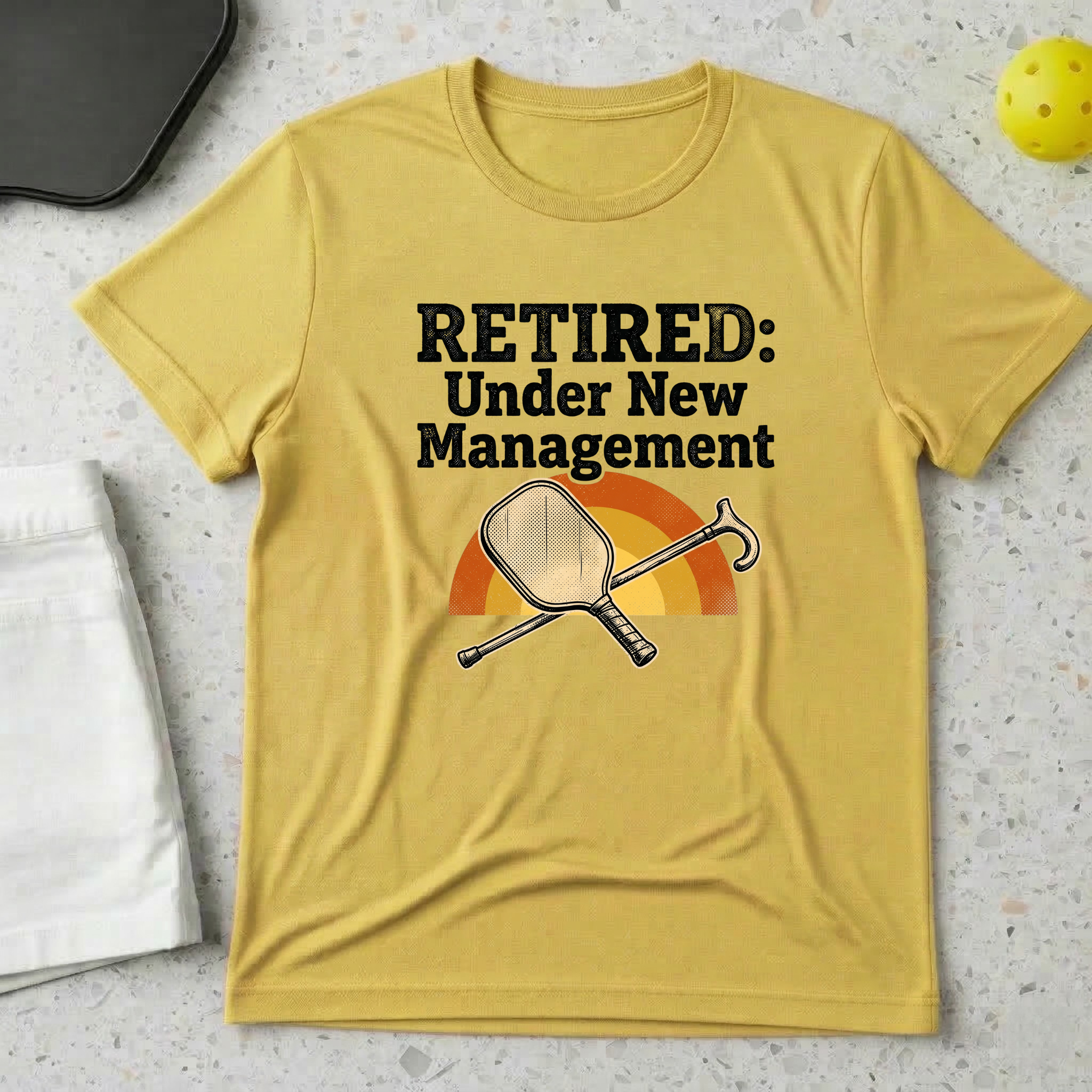 Retired Under New Management T-shirt
