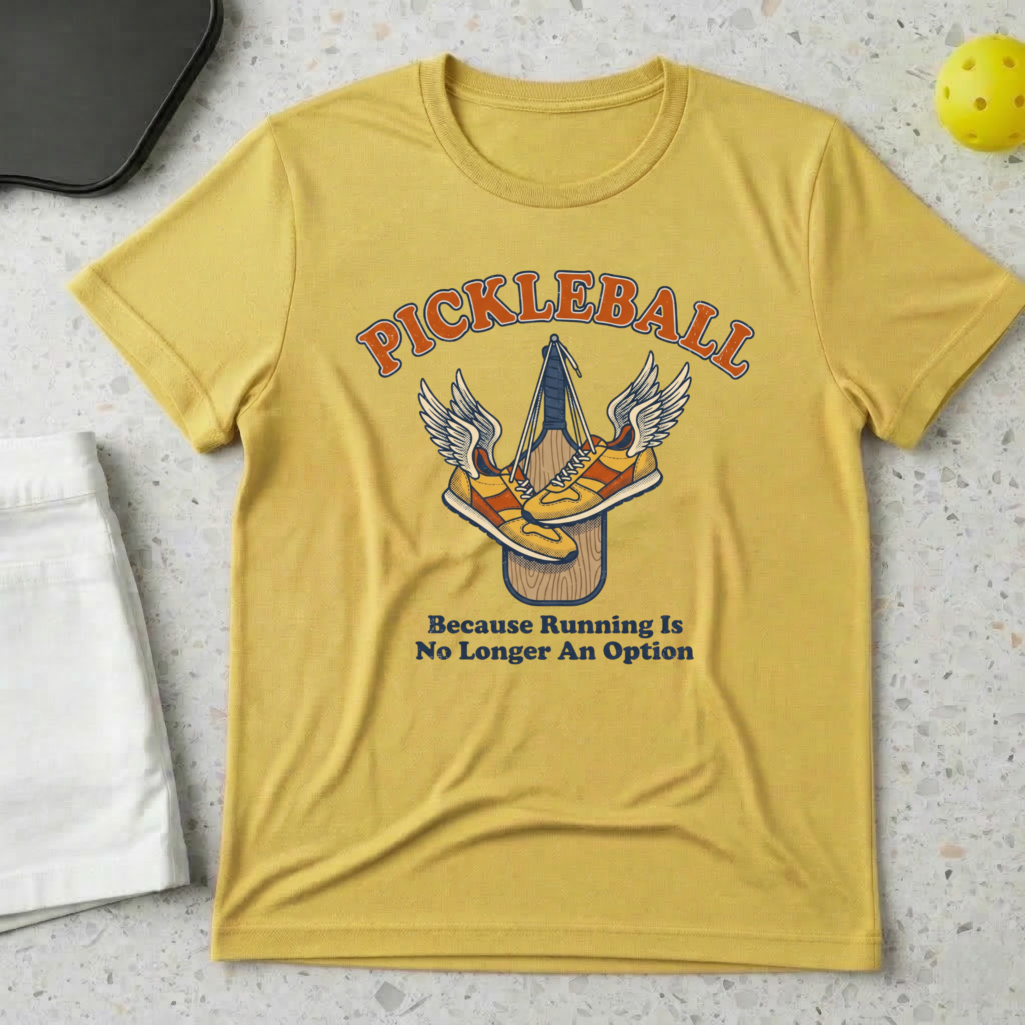 Pickleball Because Running Is No longer An Option T-shirt
