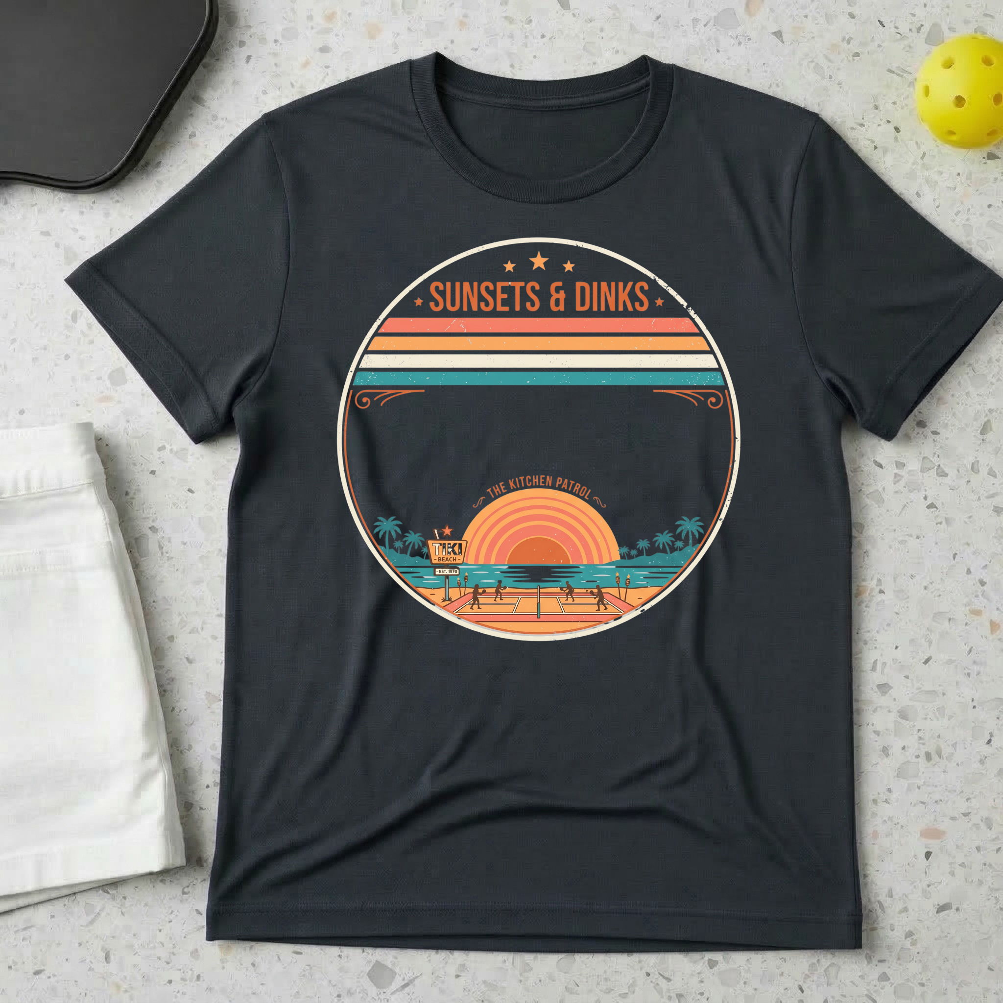 Sunset and dinks T-shirt
