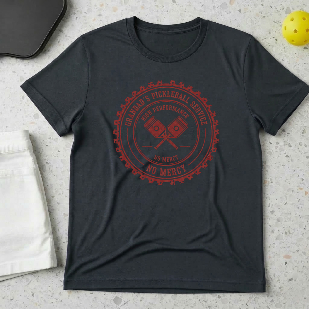 Grandad's pickleball service T-Shirt