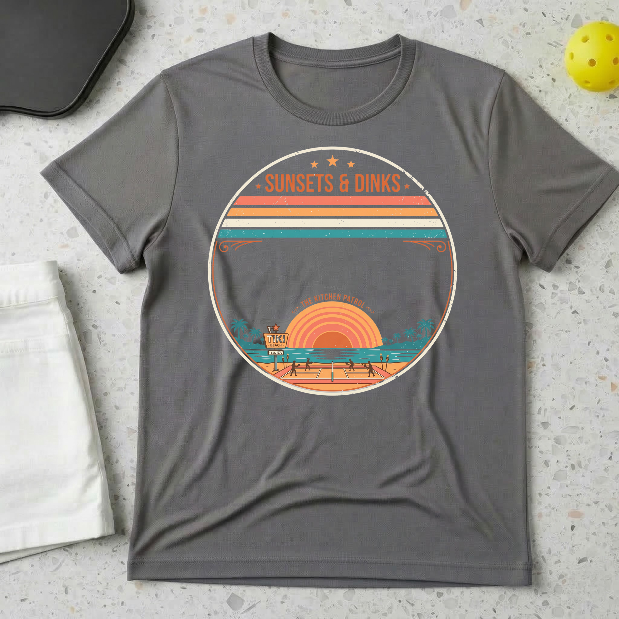 Sunset and dinks T-shirt