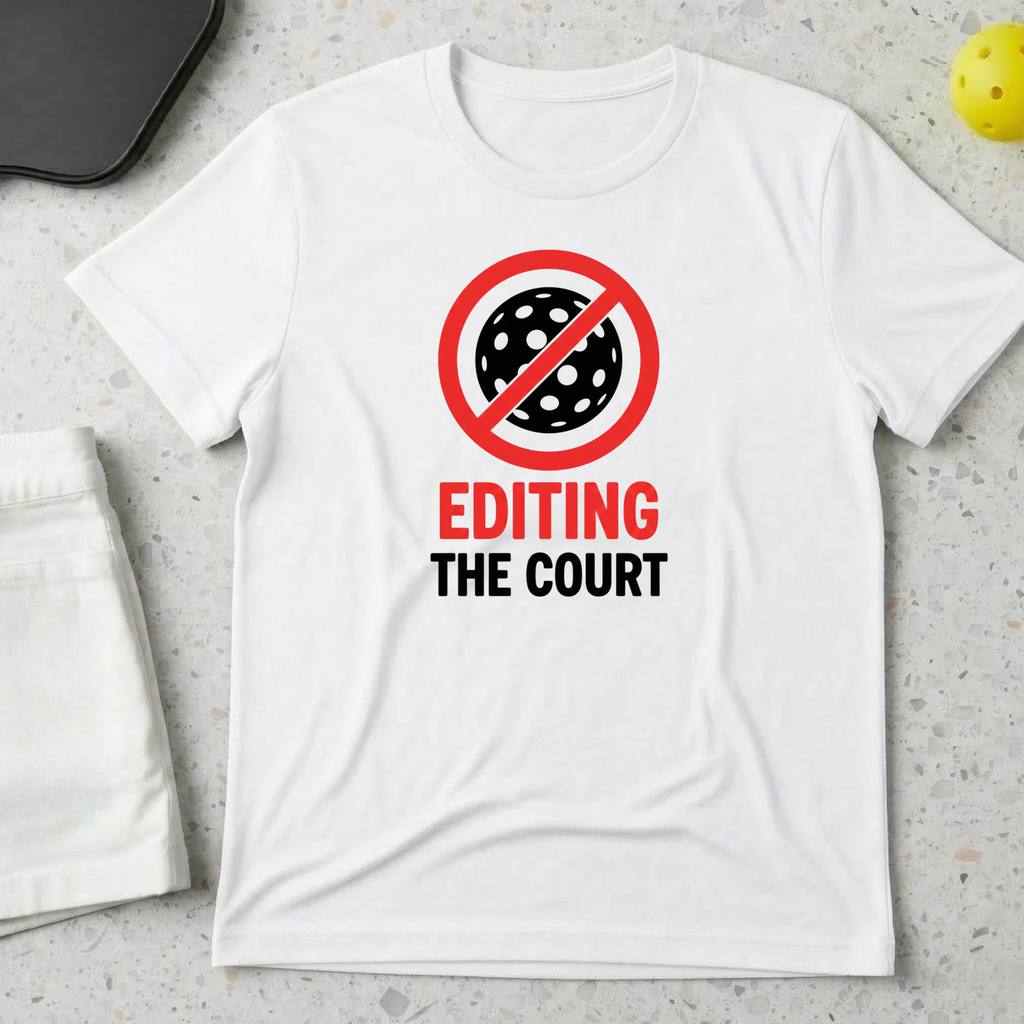 Editing the court T-Shirt