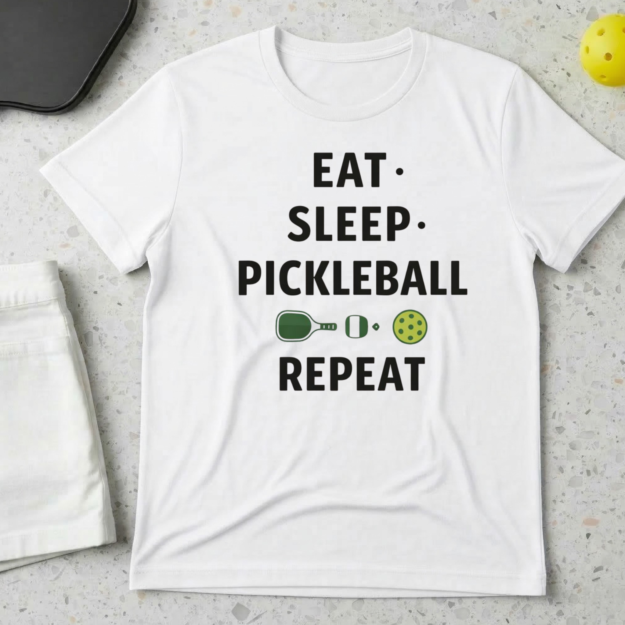 Eat sleep pickleball repeat T-Shirt