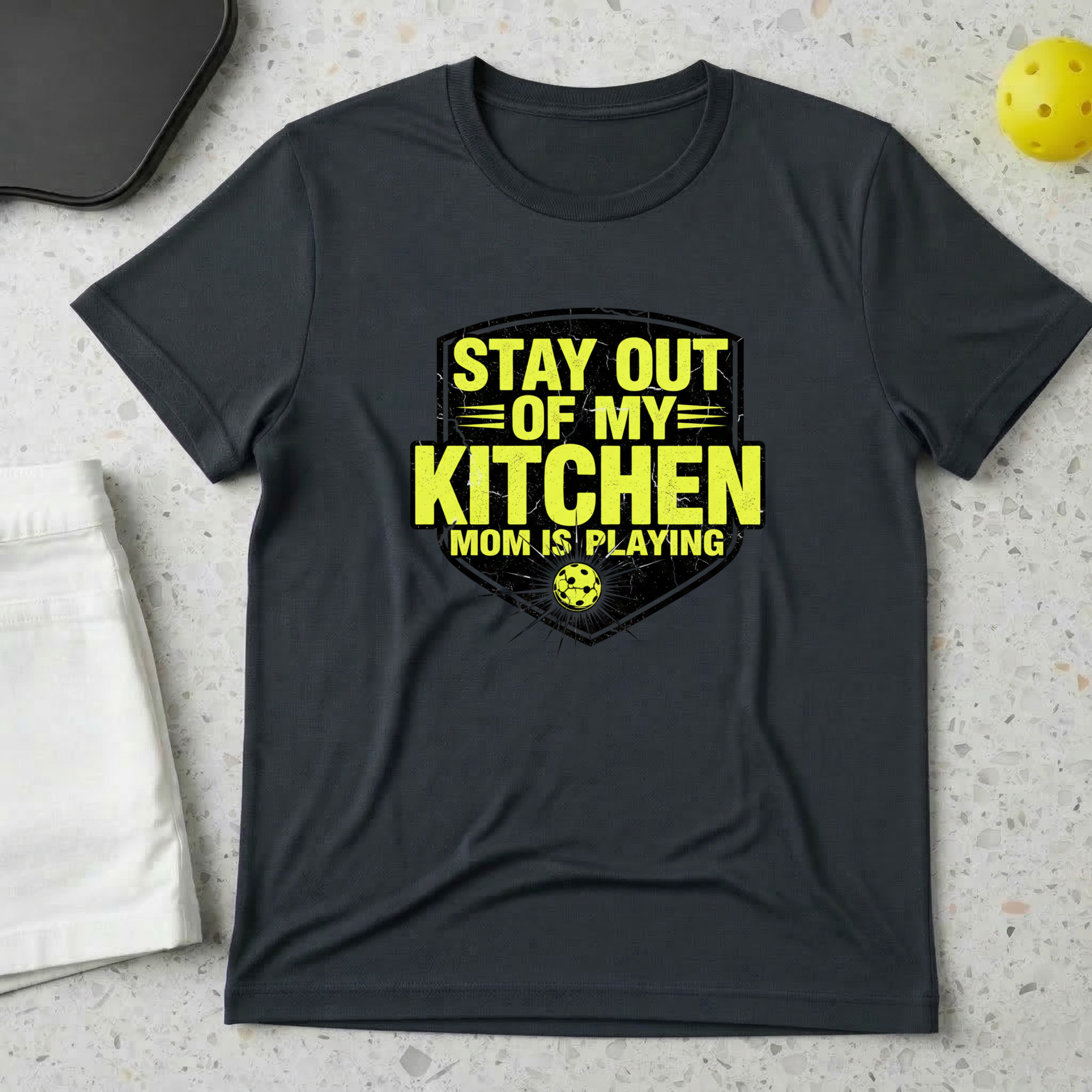 Stay out of my kitchen Mom is playing T-Shirt