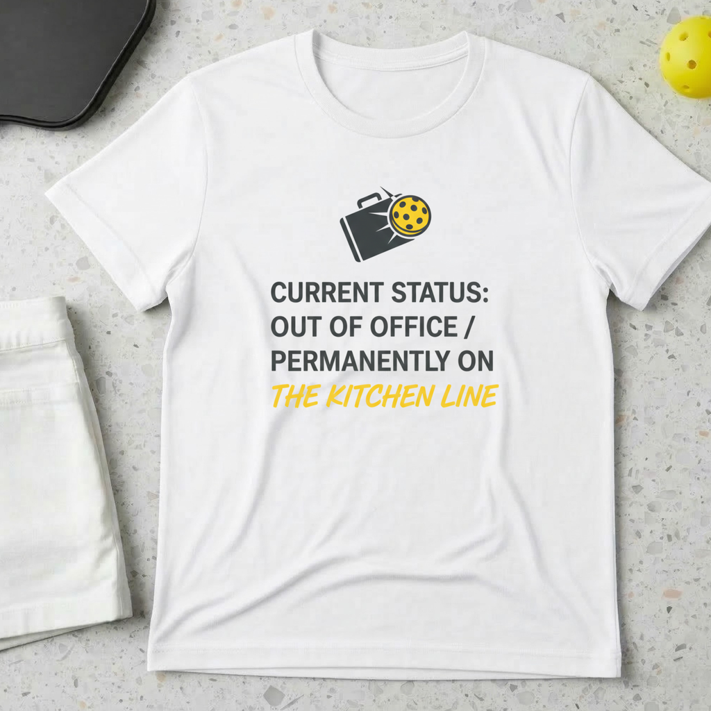 Current status out of office/ permanently on the kitchen line T-Shirt