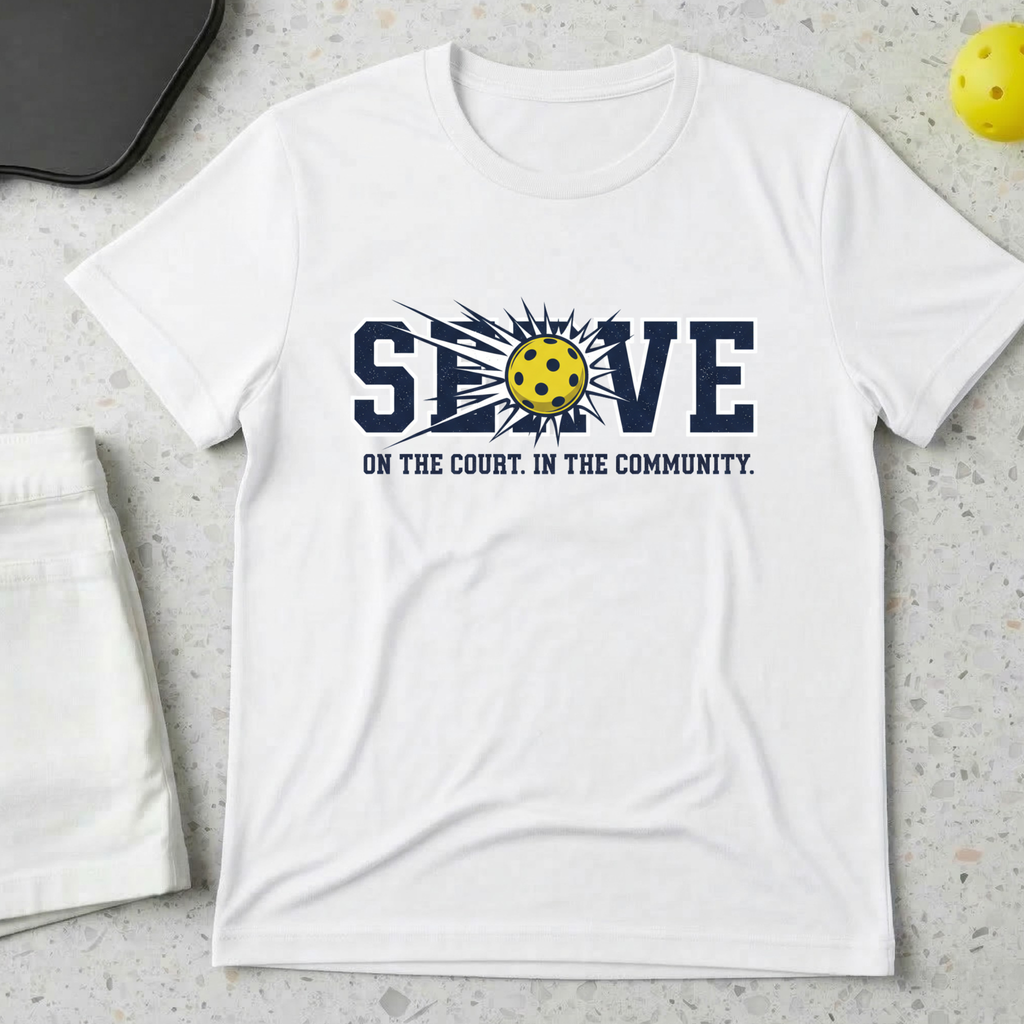 Serve on the court. in the community T-Shirt