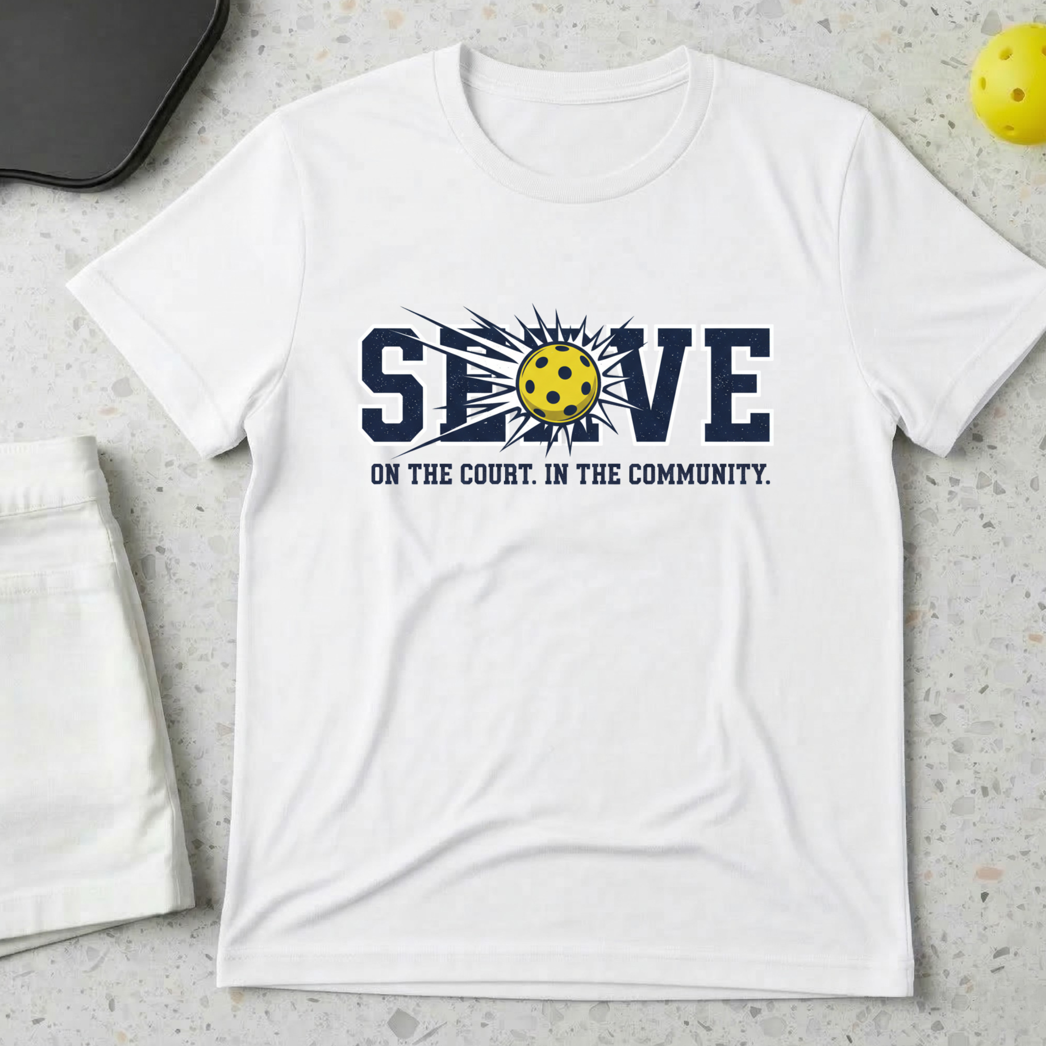 Serve on the court. in the community T-Shirt