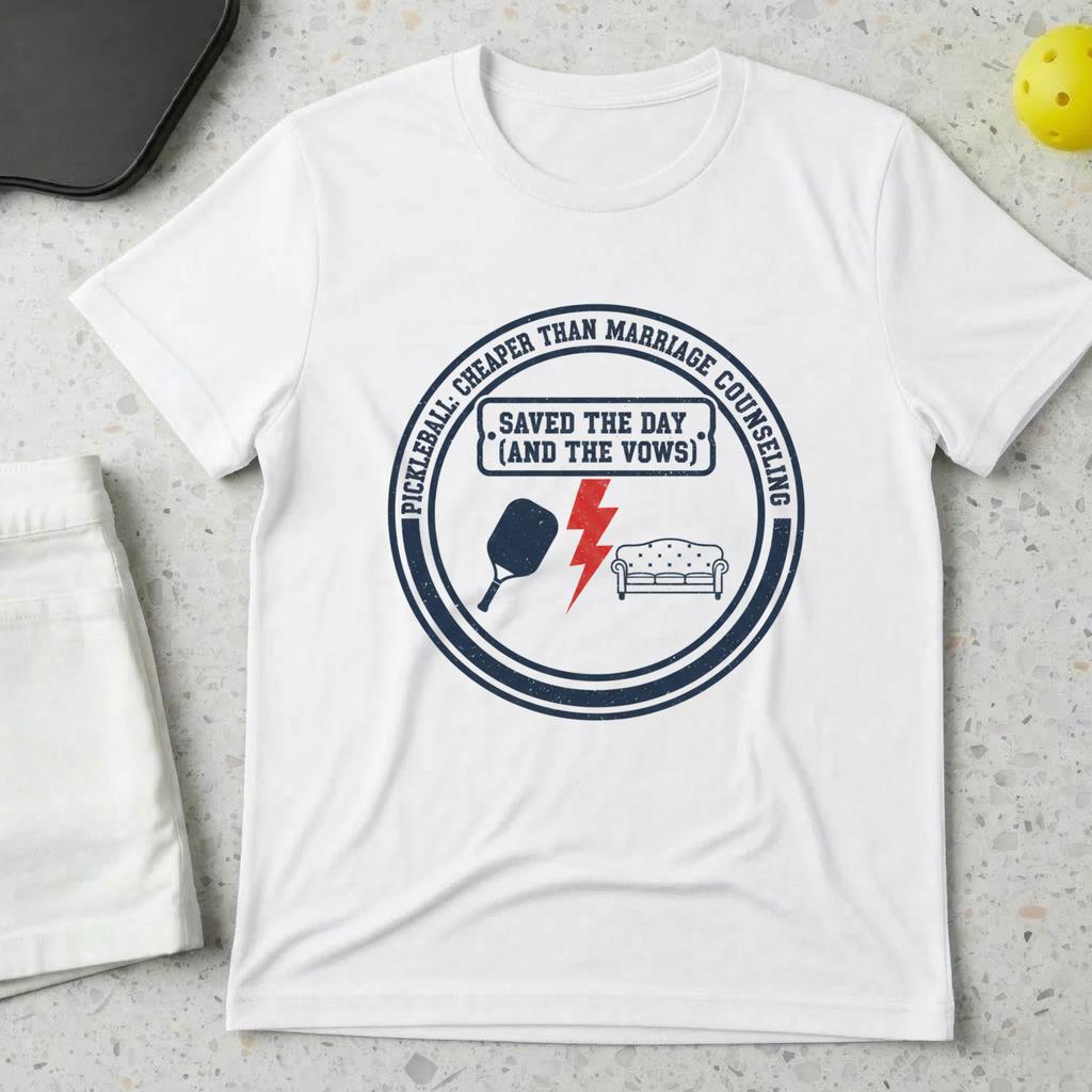 Pickleball cheaper than marriage counselling T-Shirt