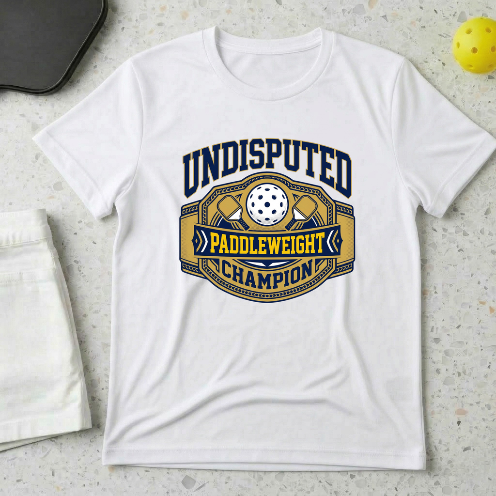 Undisputed Paddle weight champion T-shirt
