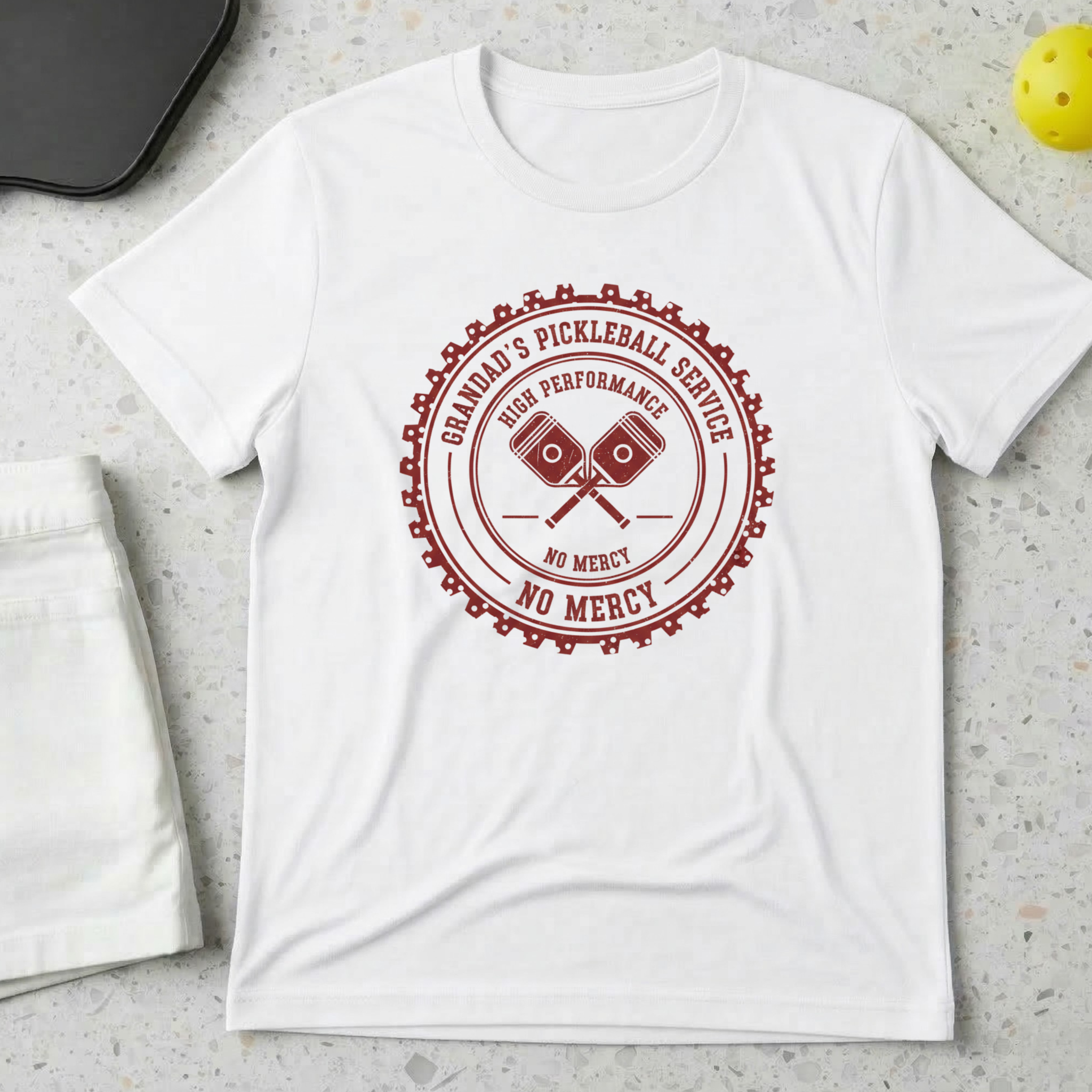 Grandad's pickleball service T-Shirt