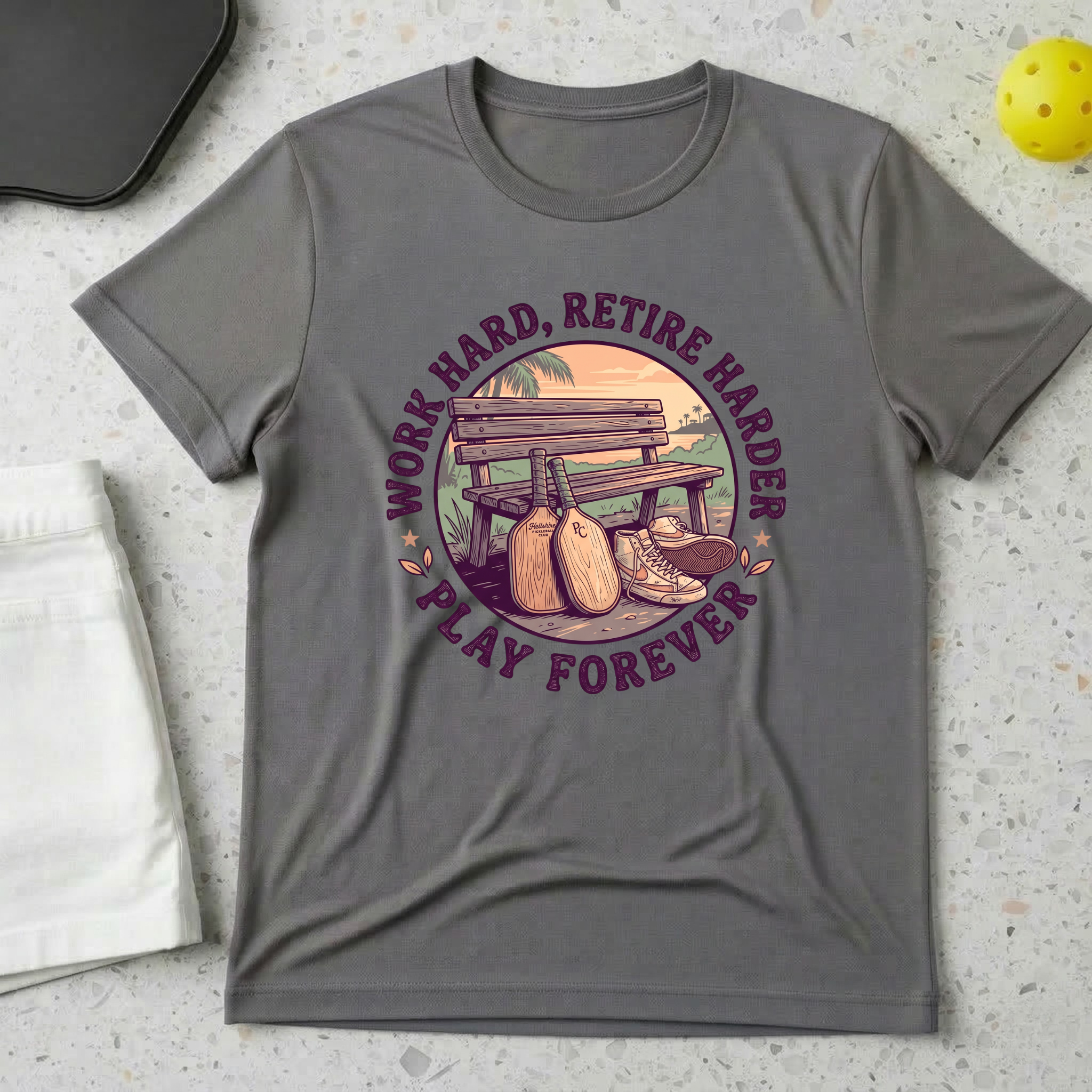 Work Harder. Retire Harder T-shirt