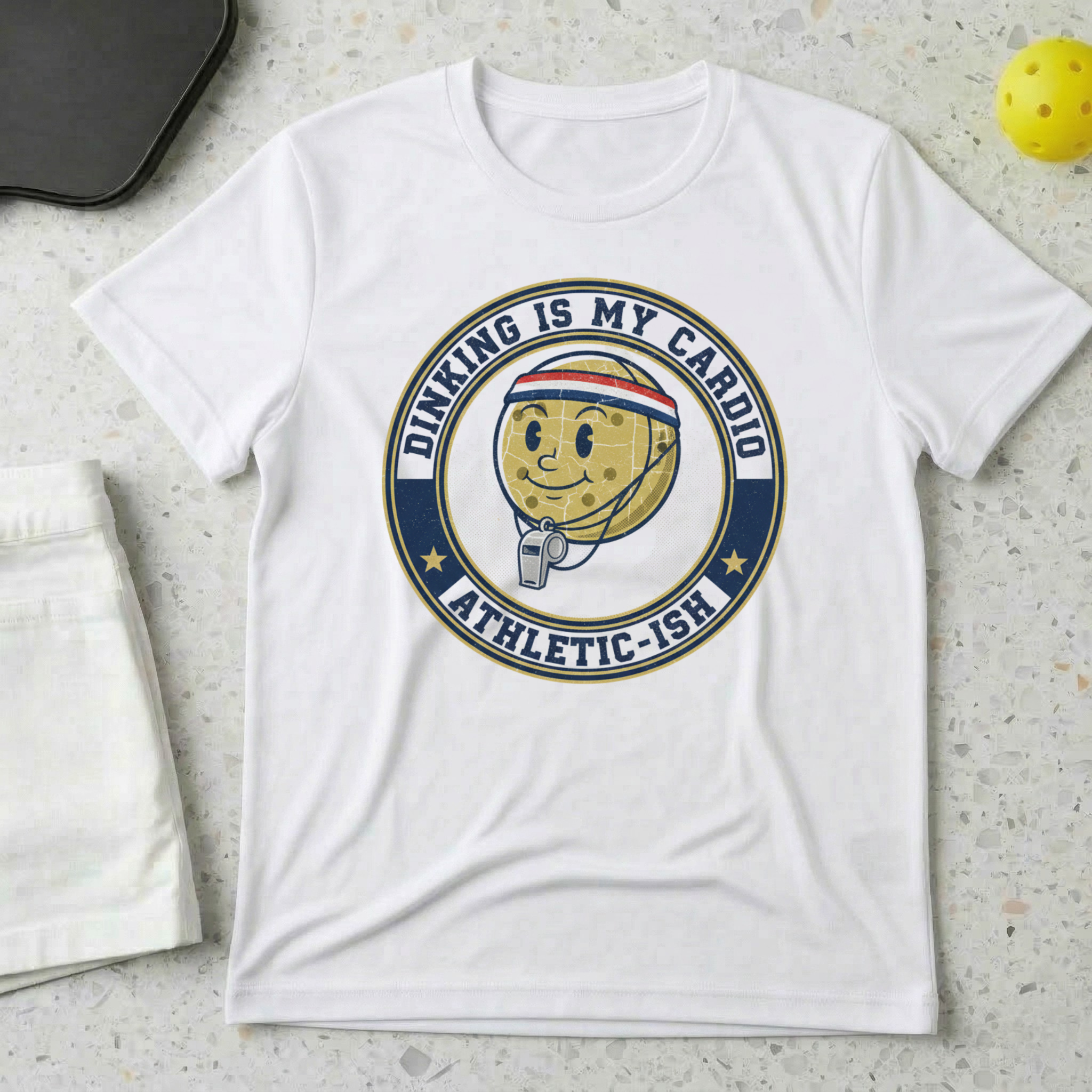 Dinking is my cardio athletic-ish T-shirt