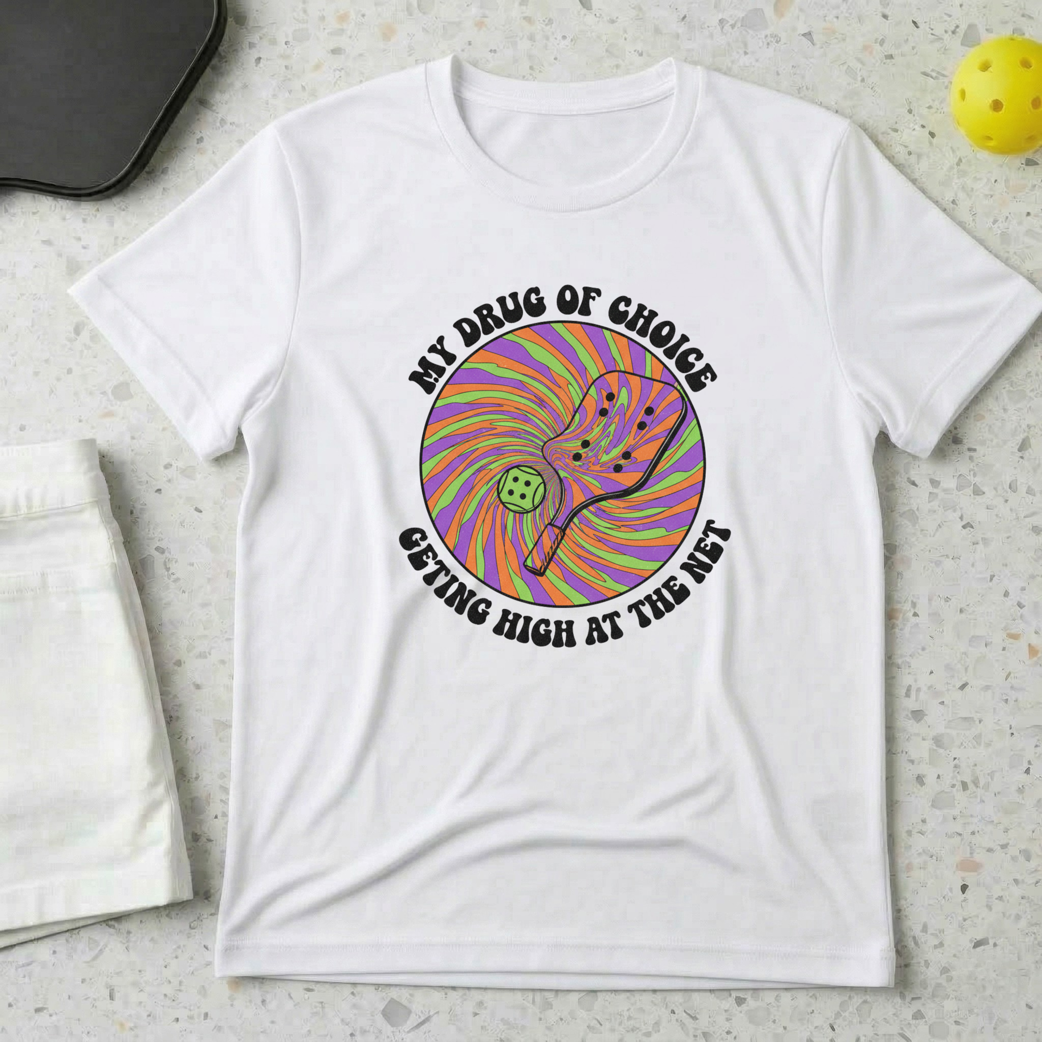 My drug of choice getting high at the net T-shirt