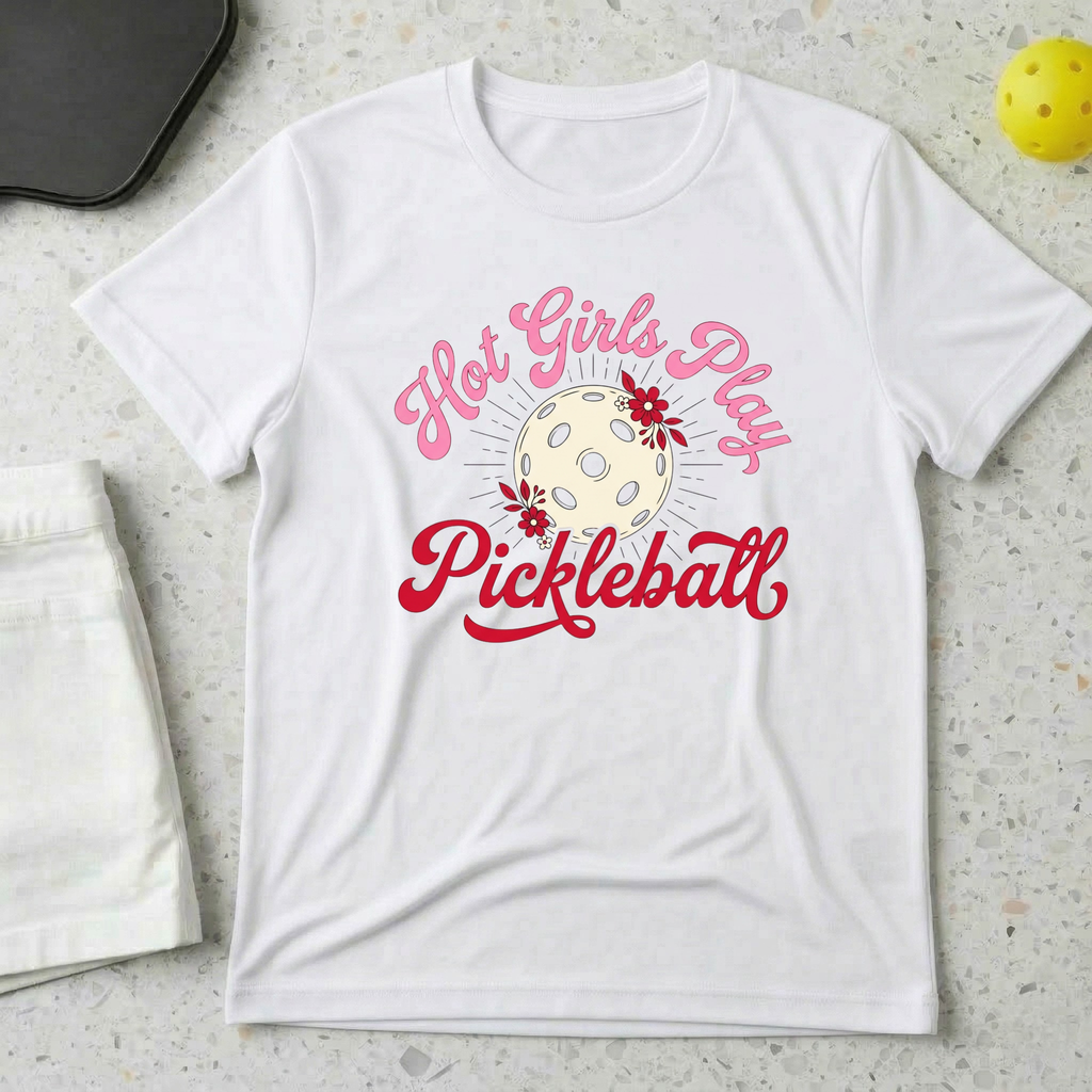Hot Girls Play Pickleball T-shirt
