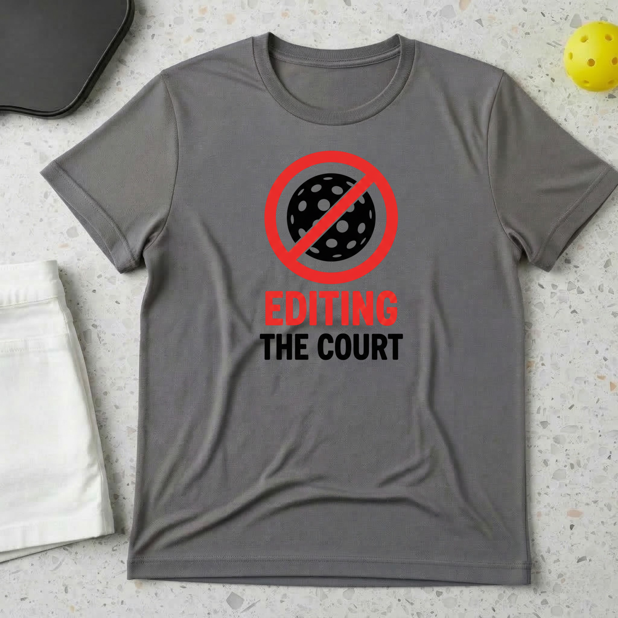 Editing the court T-Shirt