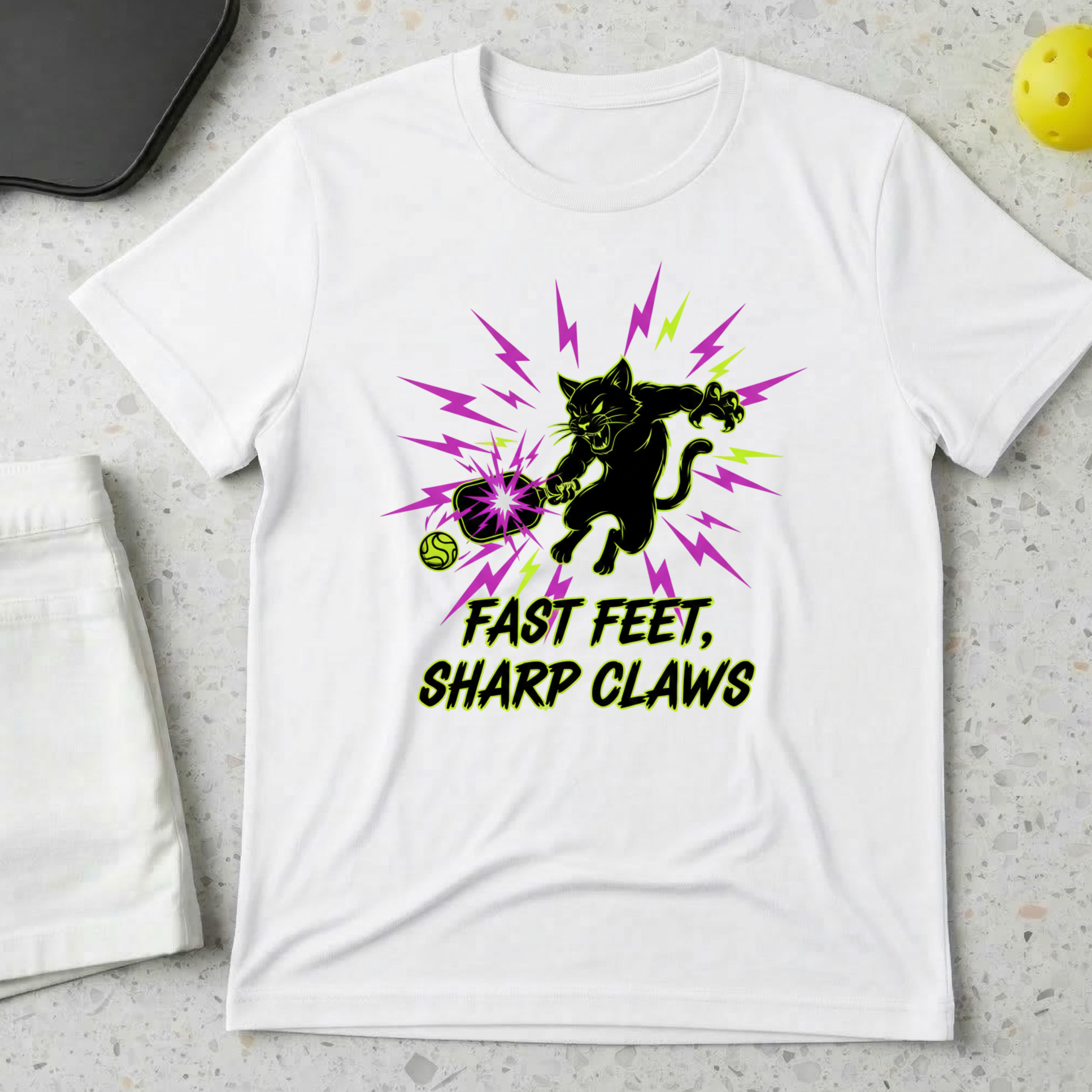 Fast feet sharp claws T-Shirt