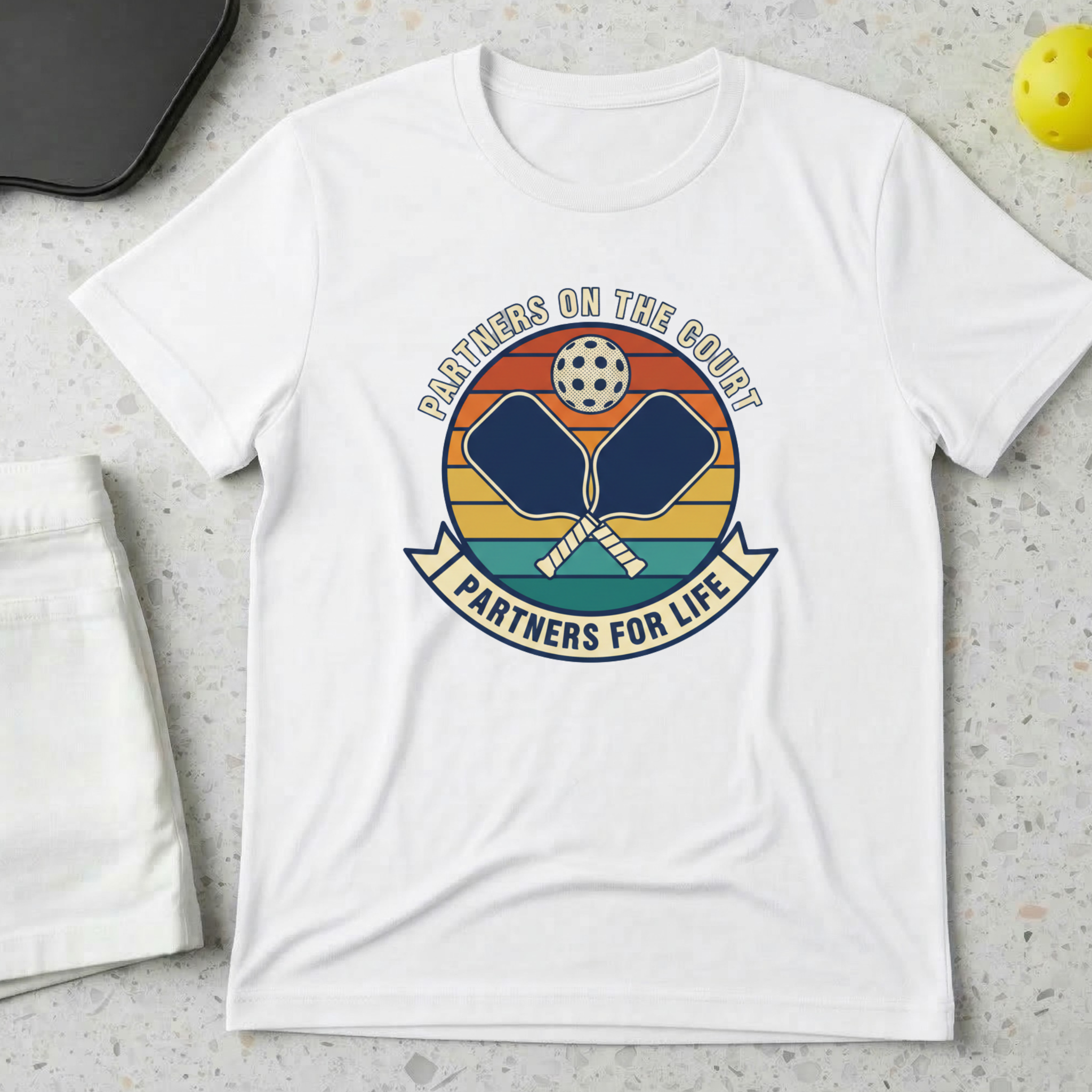 Partners on the court, Partners for life T-Shirt