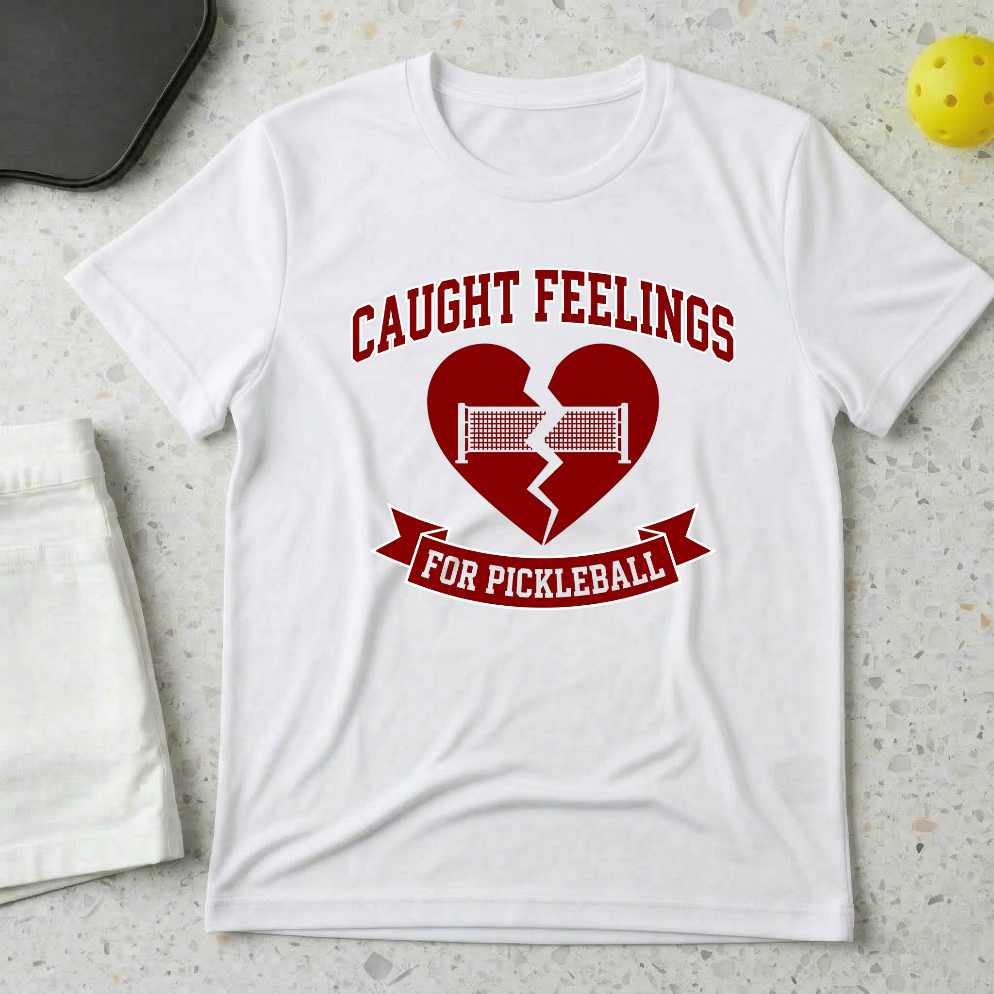 Caught Feelings For Pickleball 2 T-shirt
