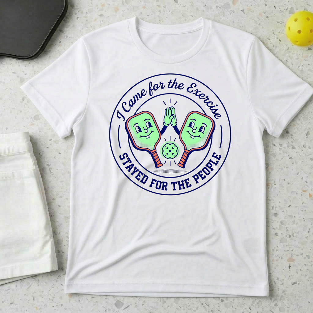 I Come For The Exercise I Stayed For The People T-shirt