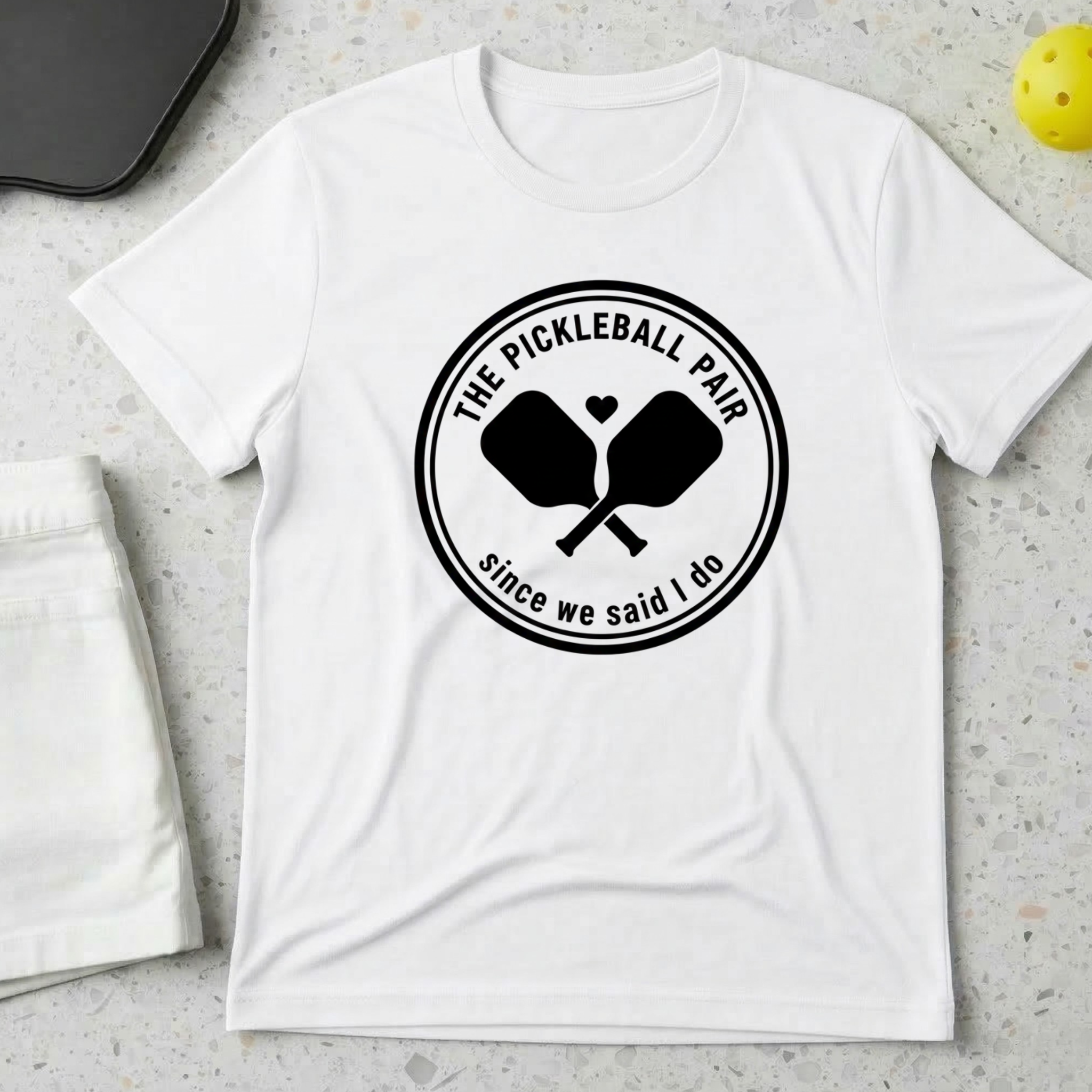 The pickleball pair since we said I do T-Shirt