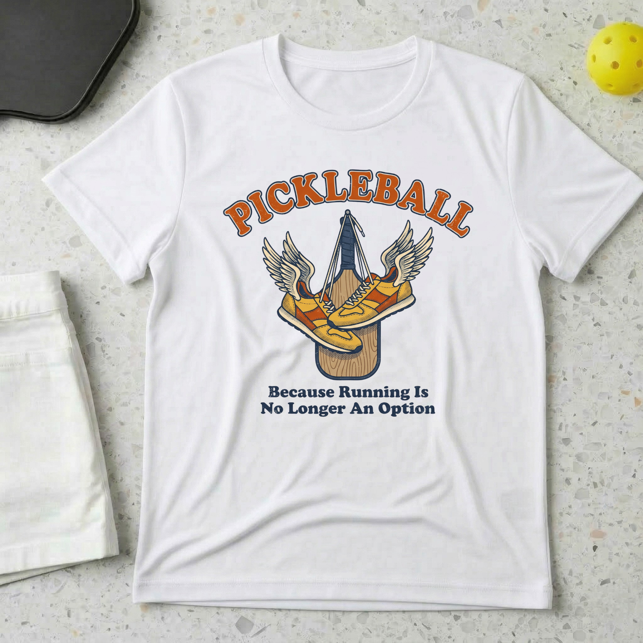 Pickleball Because Running Is No longer An Option T-shirt