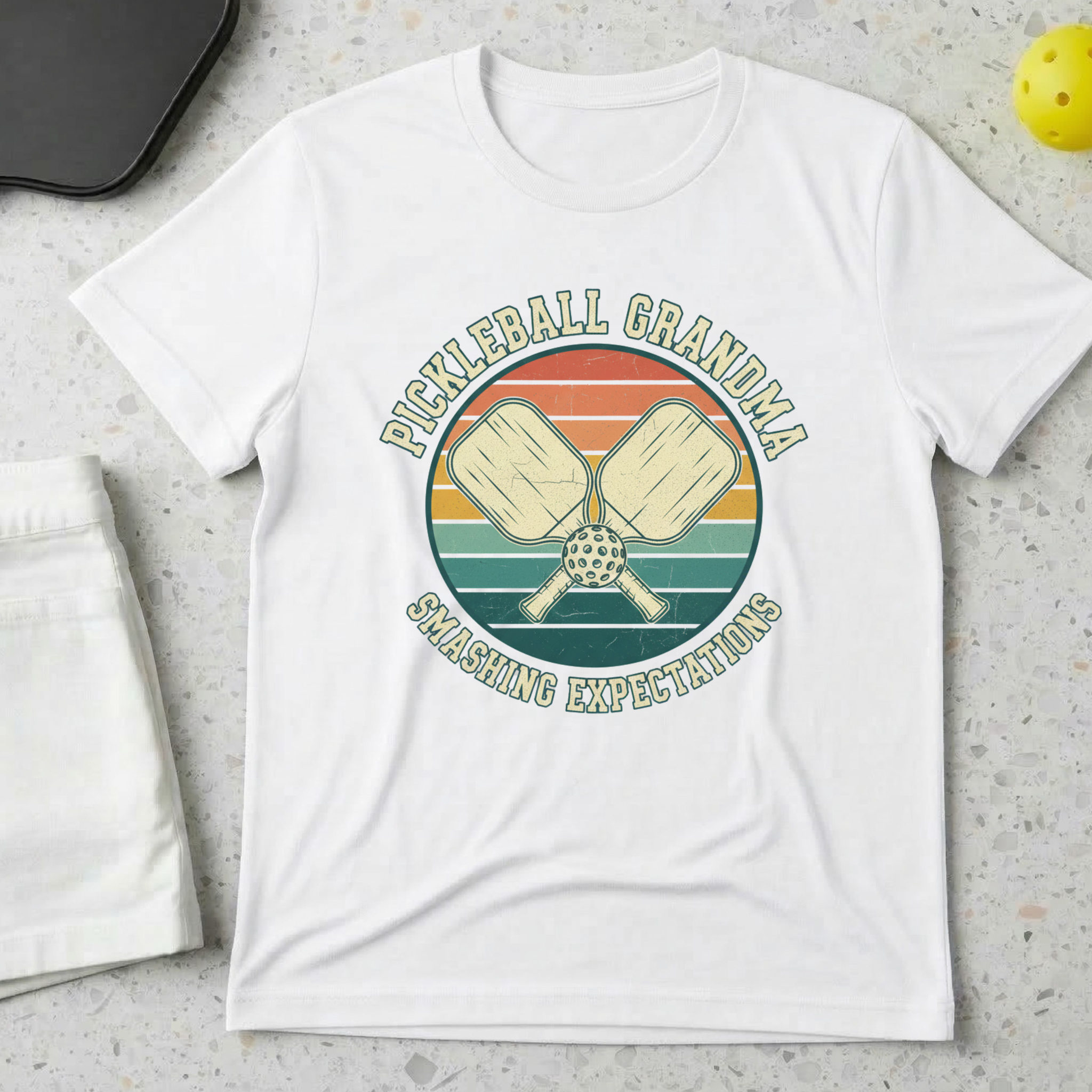 Pickelball grandma,smashing expectations T-Shirt