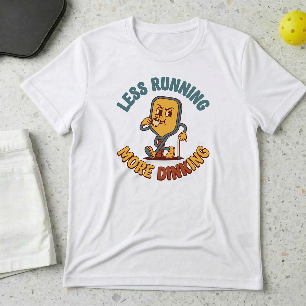 Less running more dinking T-shirt