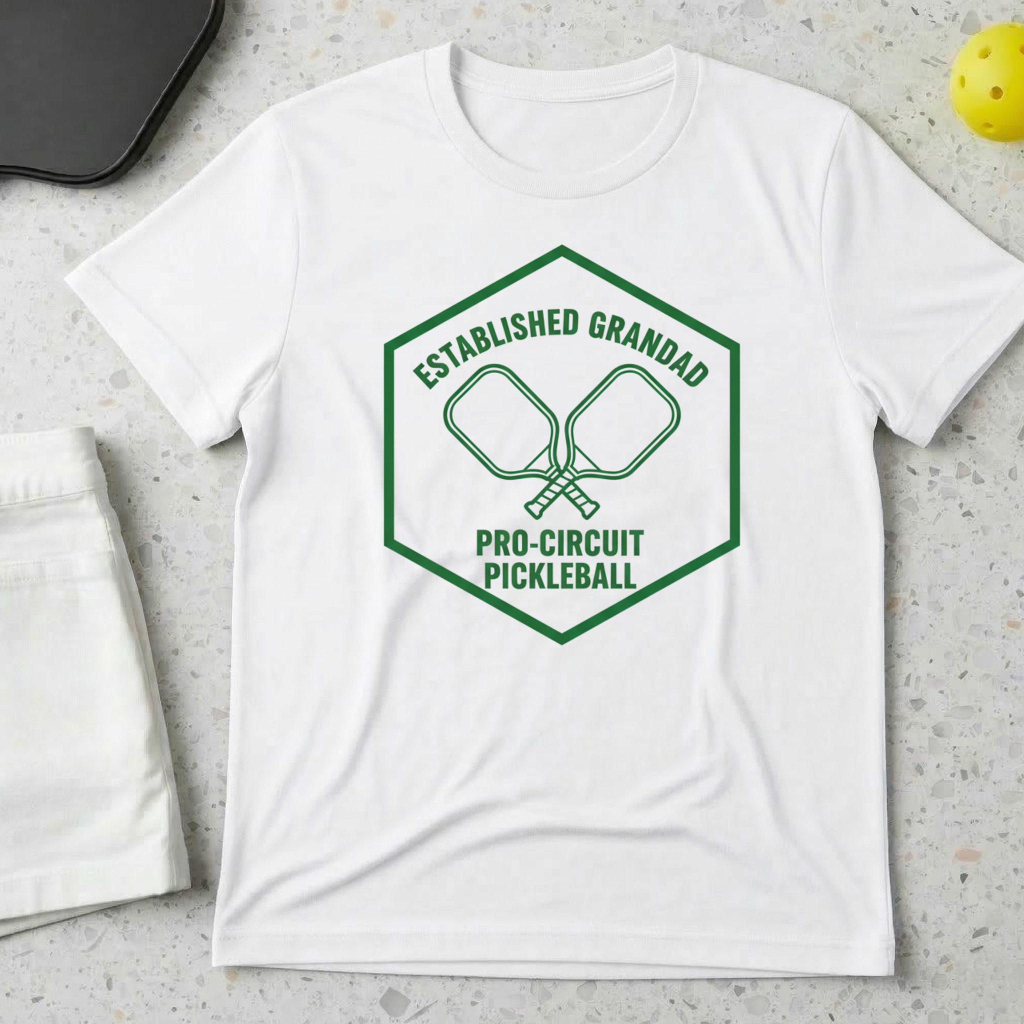 Established Grandad pro-circuit pickleball T-Shirt