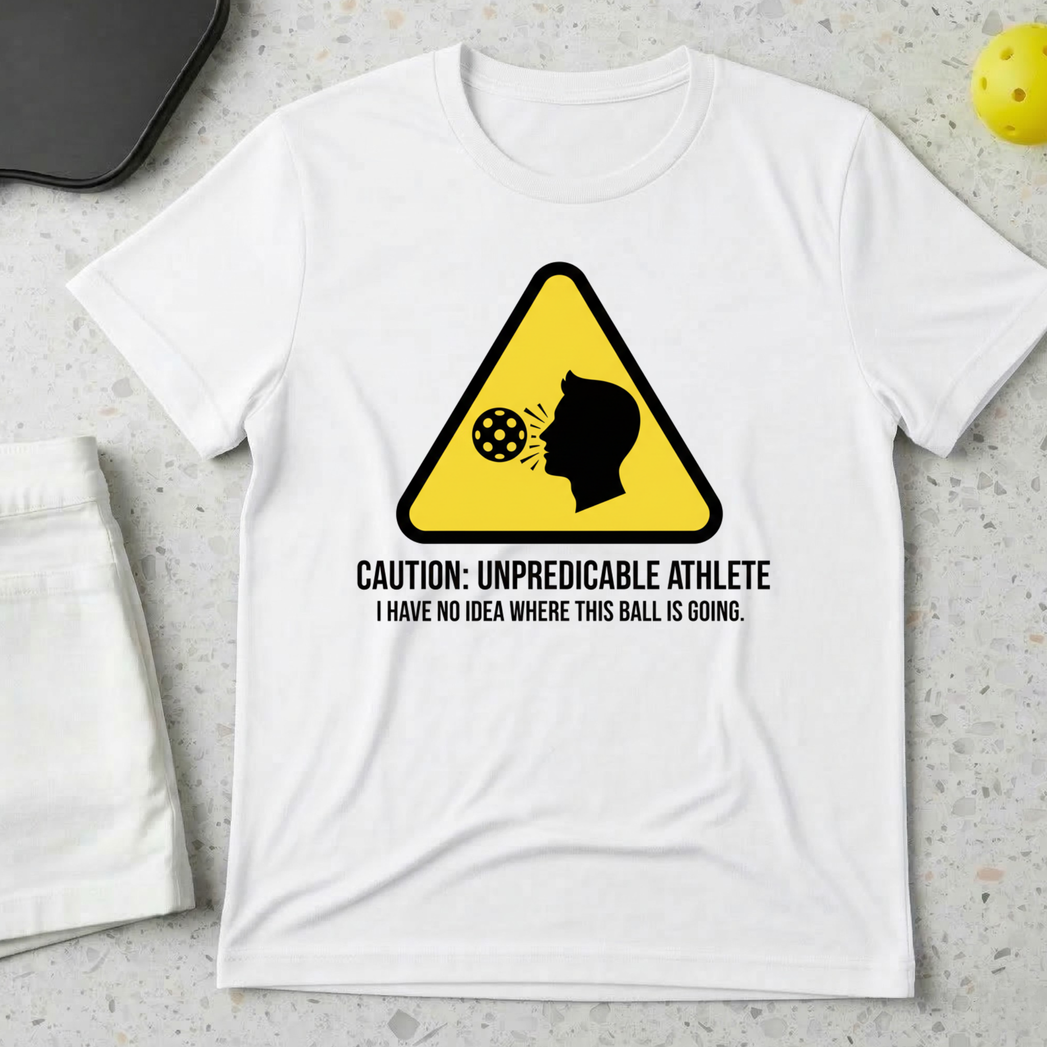 Caution unpredictable athlete T-Shirt