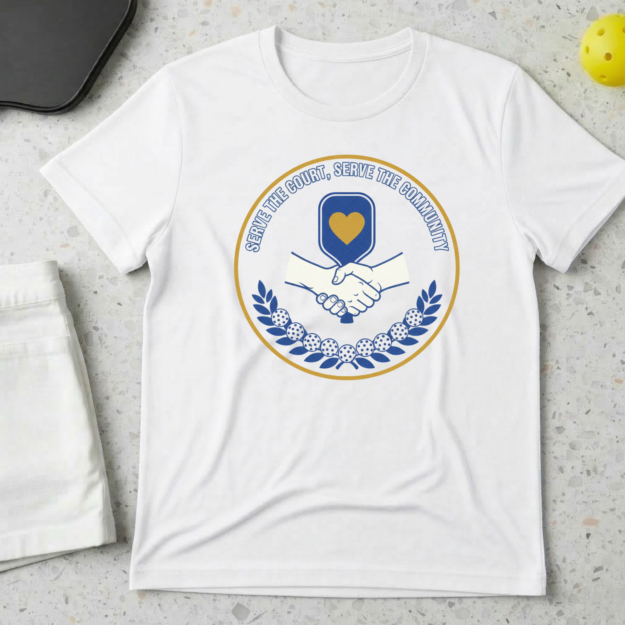 Serve the court. Serve the community T-Shirt