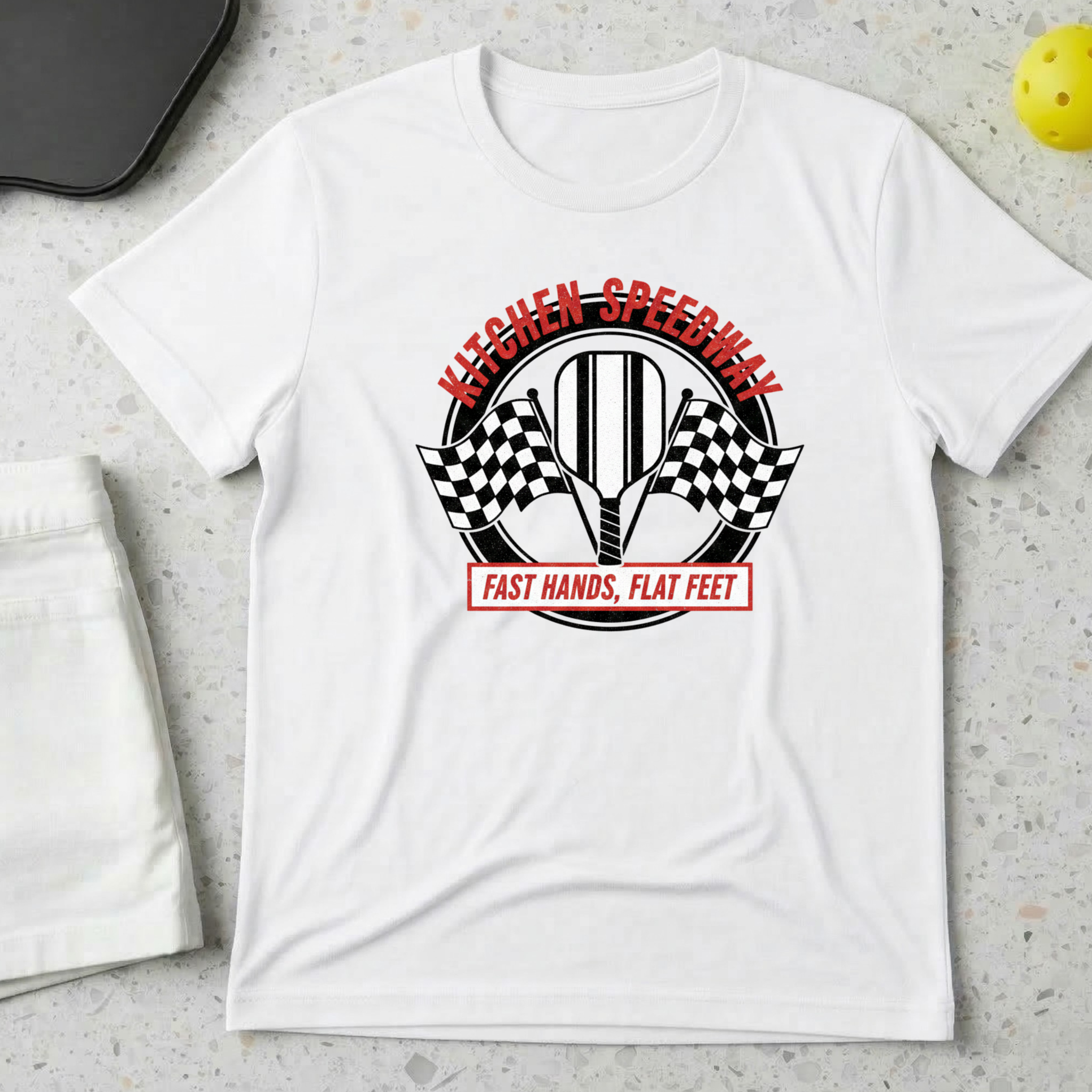 Kitchen speedway fast hands, fast feet T-Shirt