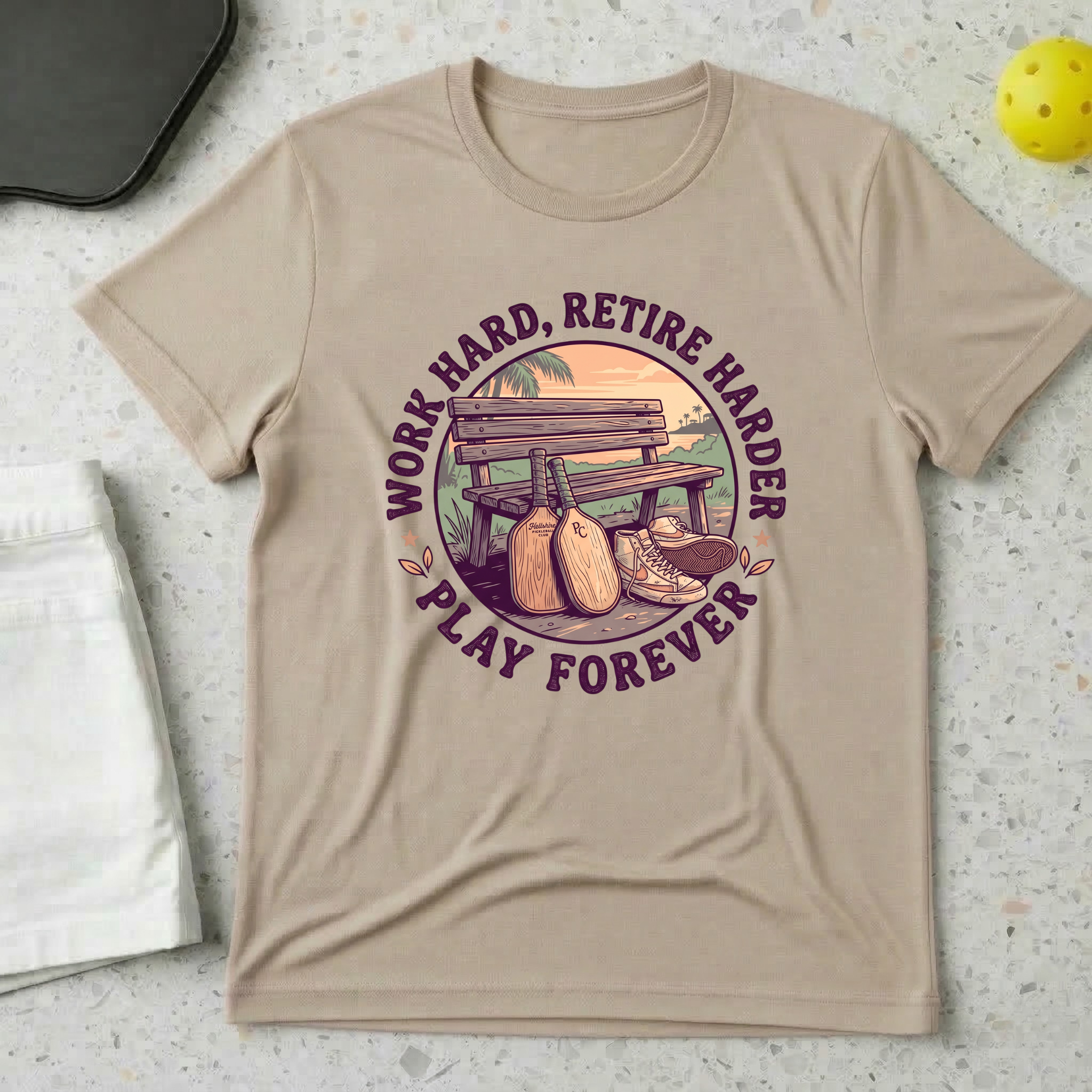 Work Harder. Retire Harder T-shirt