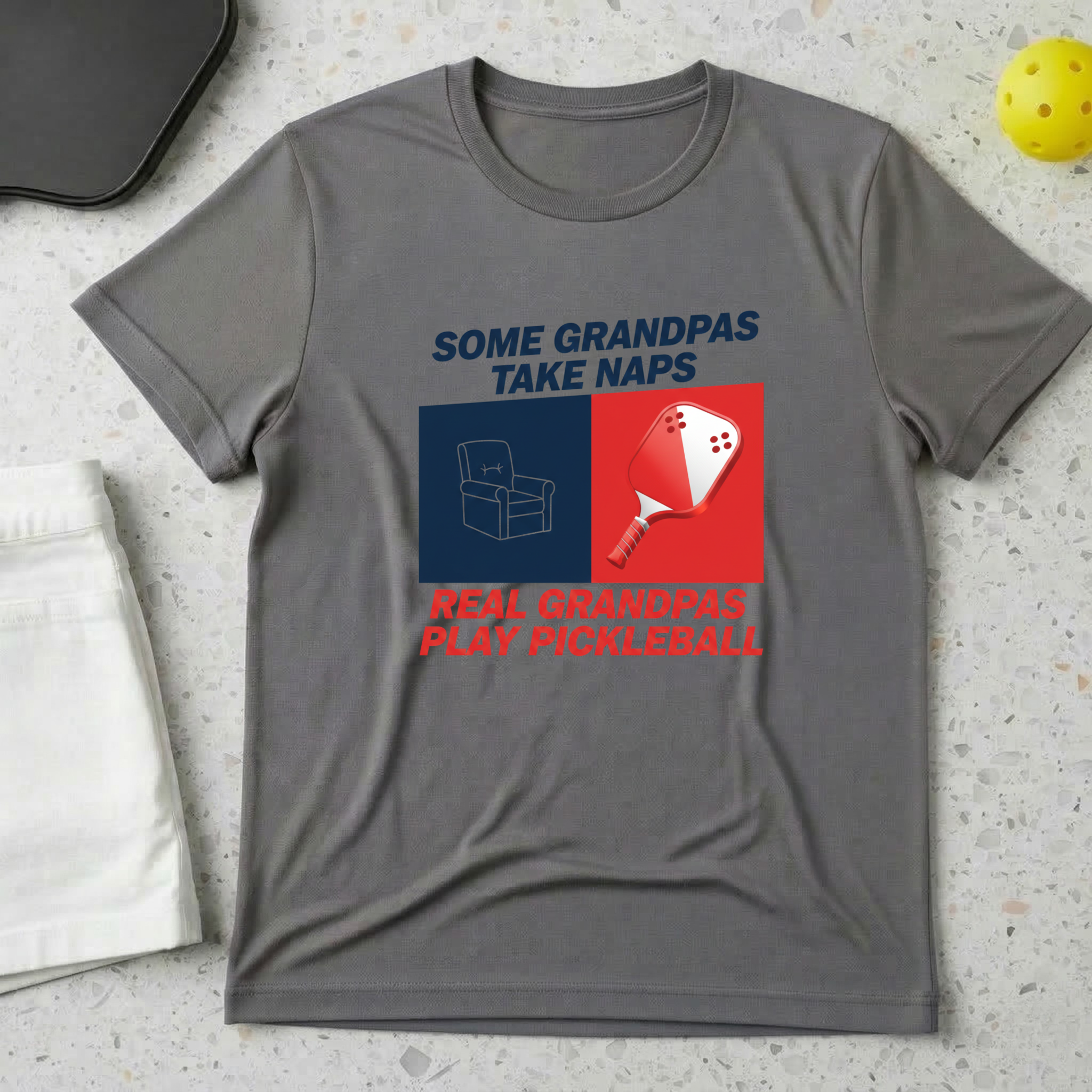 Real grandpas play pickelball T-Shirt