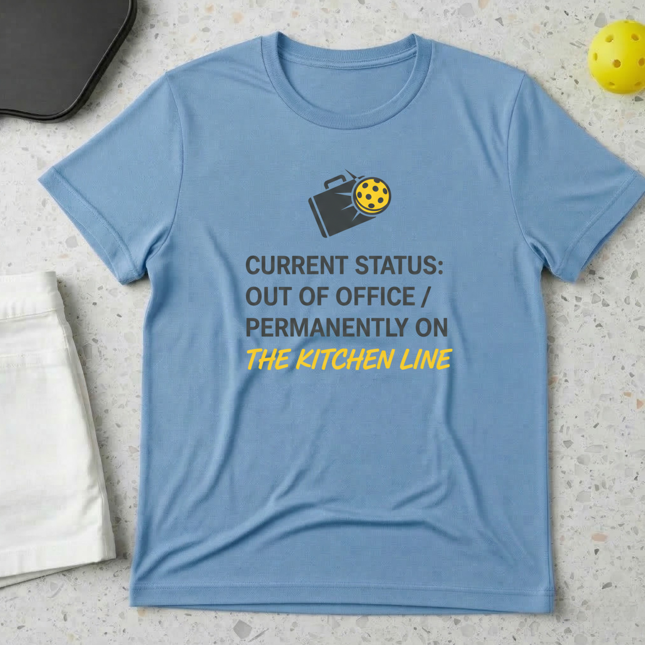 Current status out of office/ permanently on the kitchen line T-Shirt