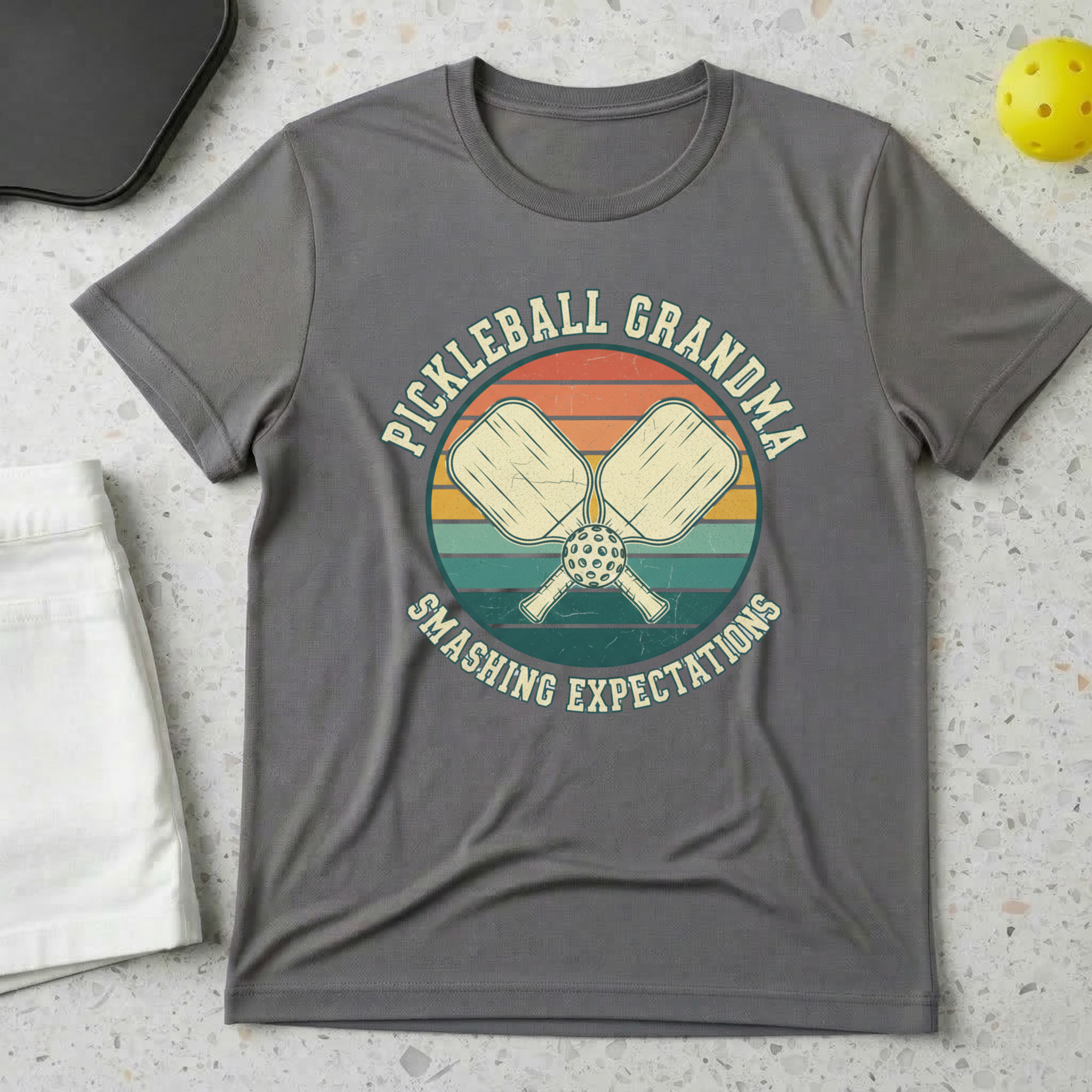 Pickelball grandma,smashing expectations T-Shirt