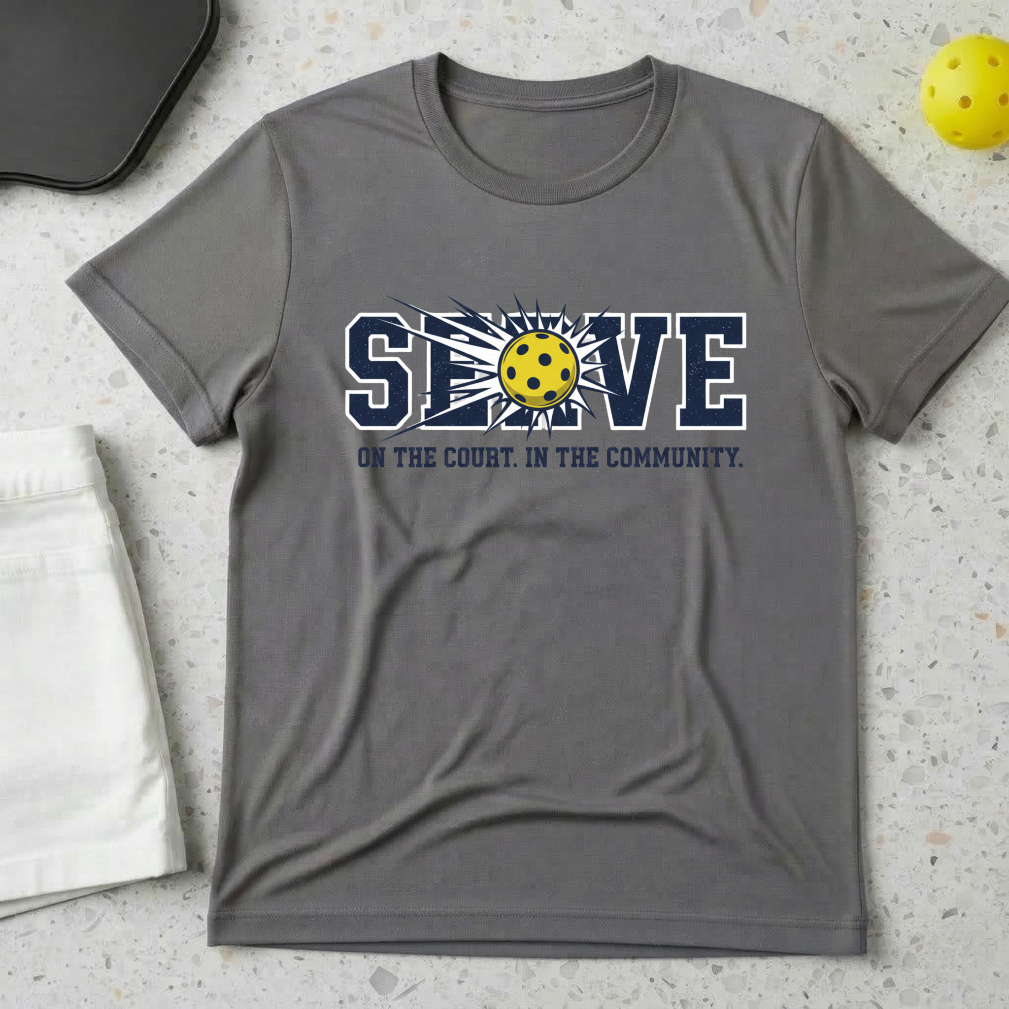 Serve on the court. in the community T-Shirt