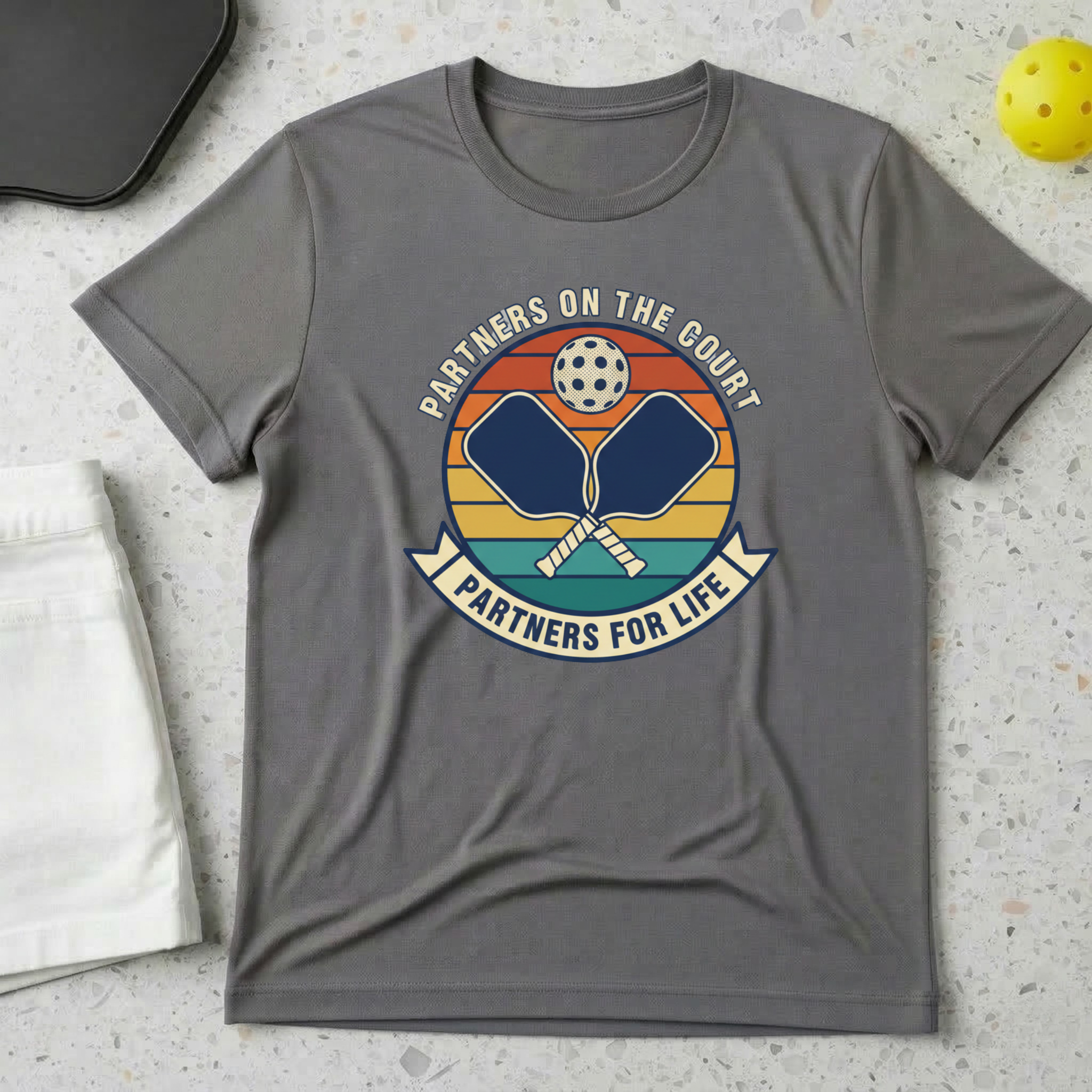 Partners on the court, Partners for life T-Shirt