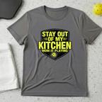 Stay out of my kitchen Mom is playing T-Shirt