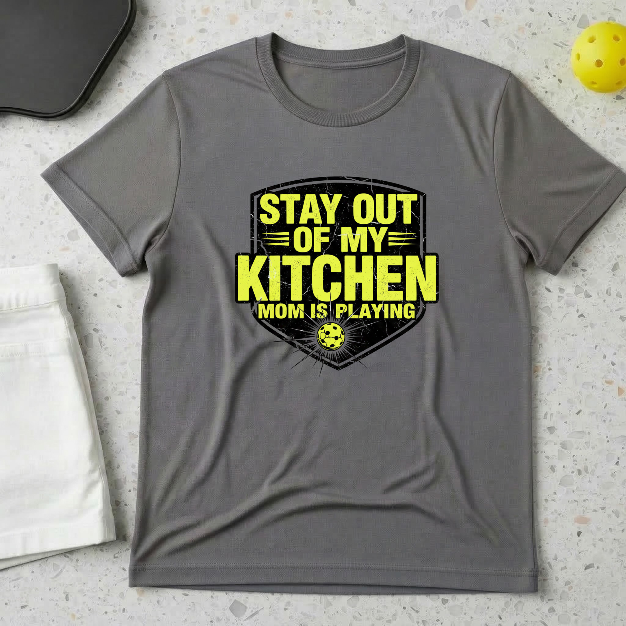 Stay out of my kitchen Mom is playing T-Shirt