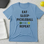 Eat sleep pickleball repeat T-Shirt