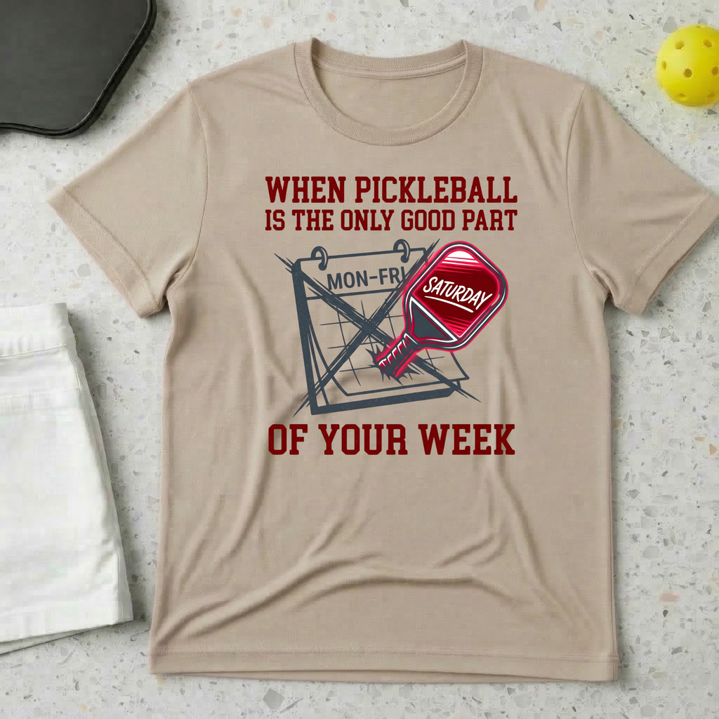 When Pickleball Is The Only Good Part Of Your Week T-shirt