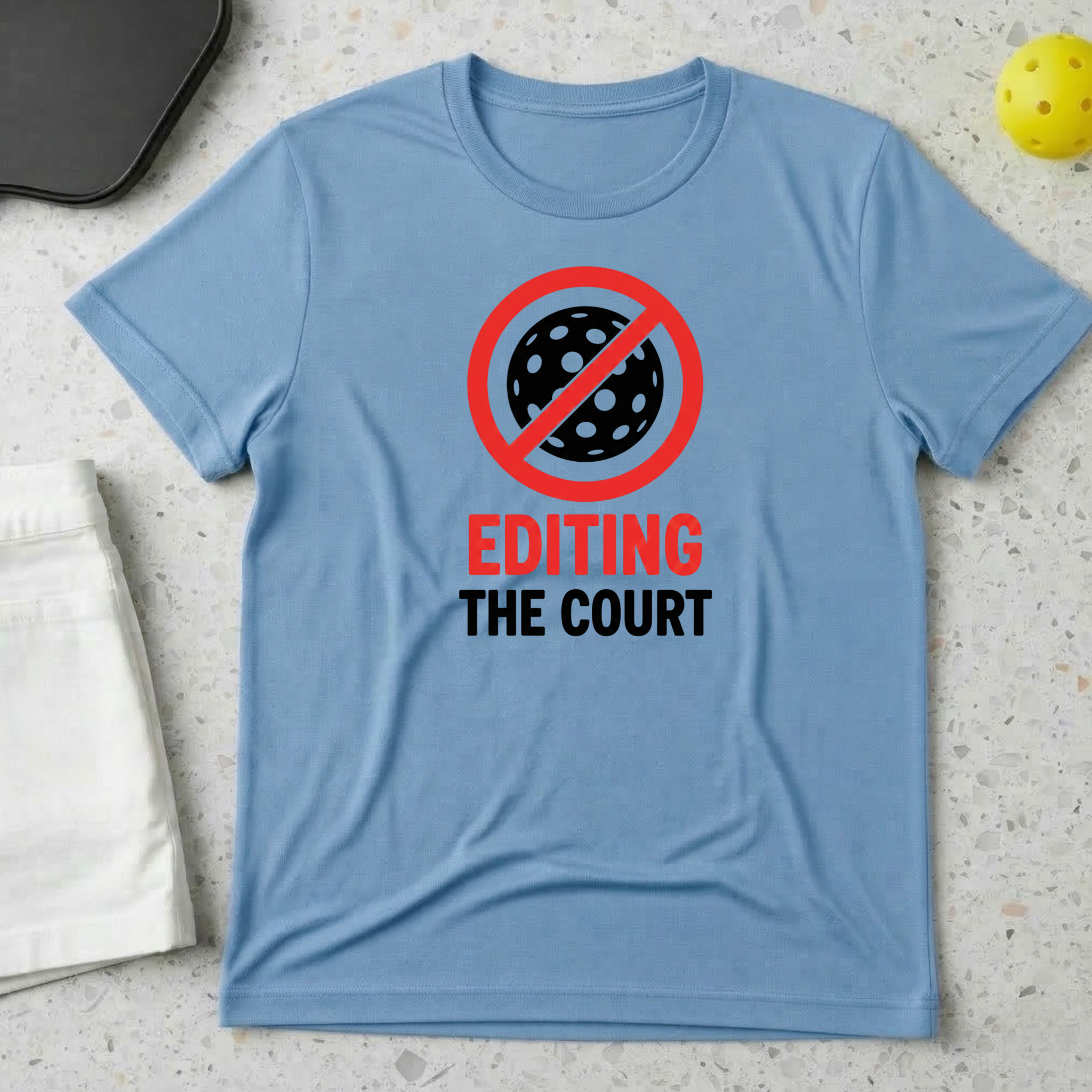 Editing the court T-Shirt